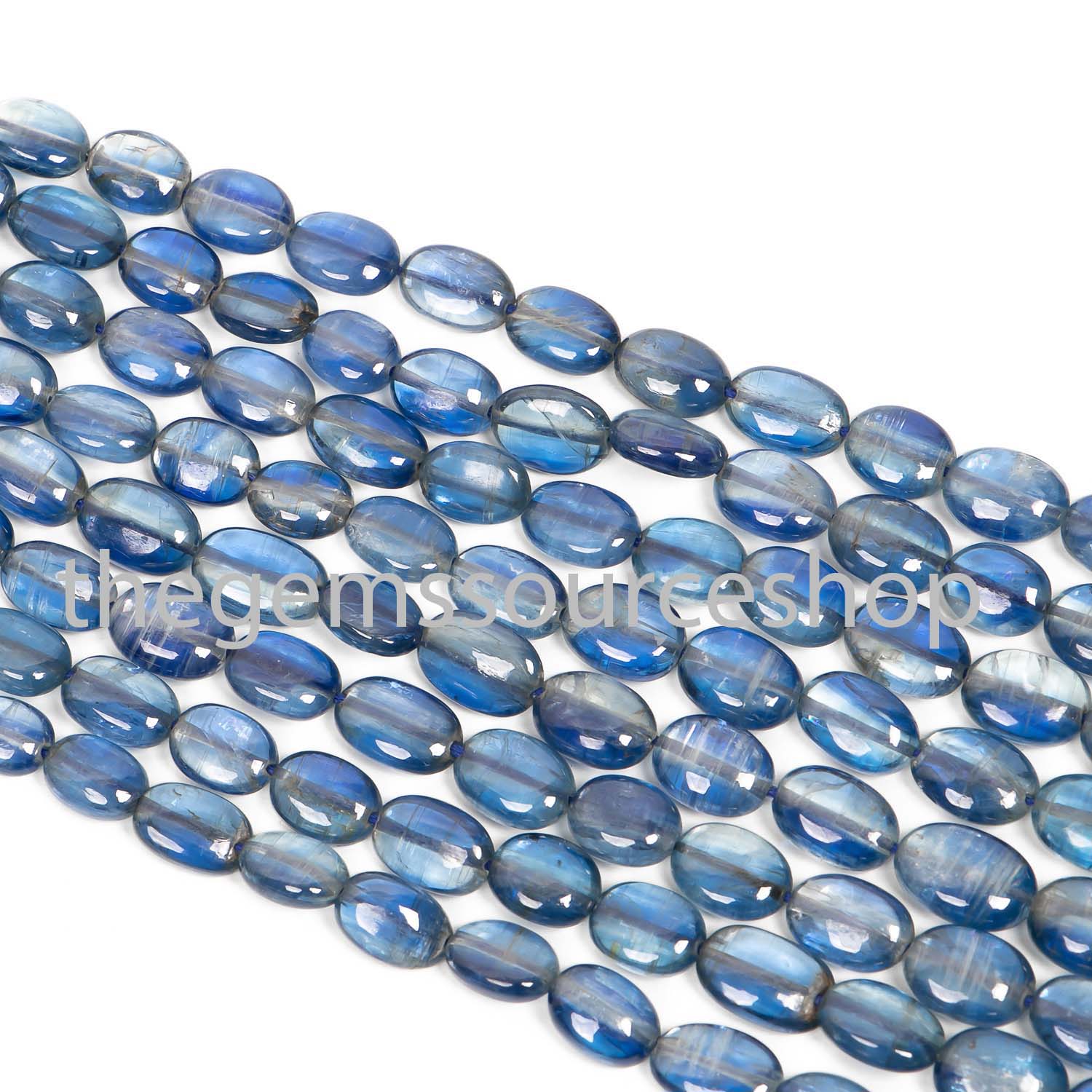 Natural Kyanite Oval Briolette, Smooth Gemstone Beads, Wholesale Beads