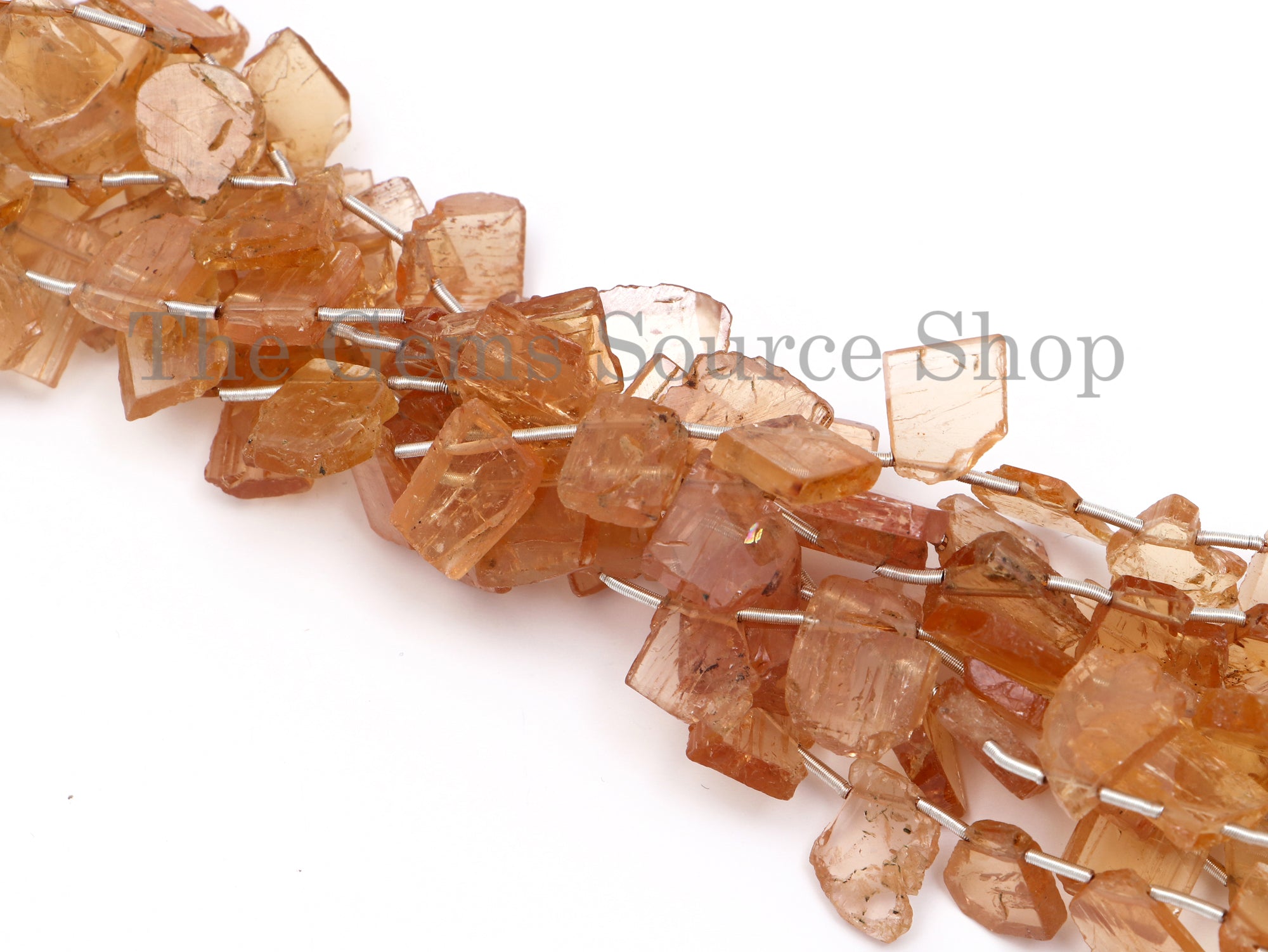 Imperial Topaz Flat Fancy Nuggets Beads , Imperial Topaz Beads, Topaz Nuggets Beads, Imperial Topaz Nugget Beads, Flat Fancy Nuggets,