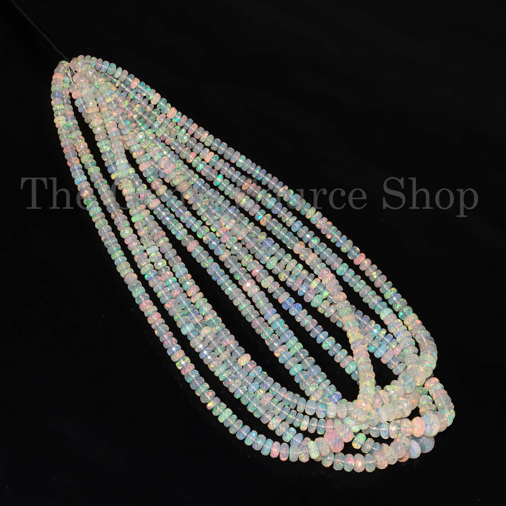 Synthetic Opalite Beads, Heishi Rondelle Beads, about 6x12mm, 33 Beads,  Length 8”