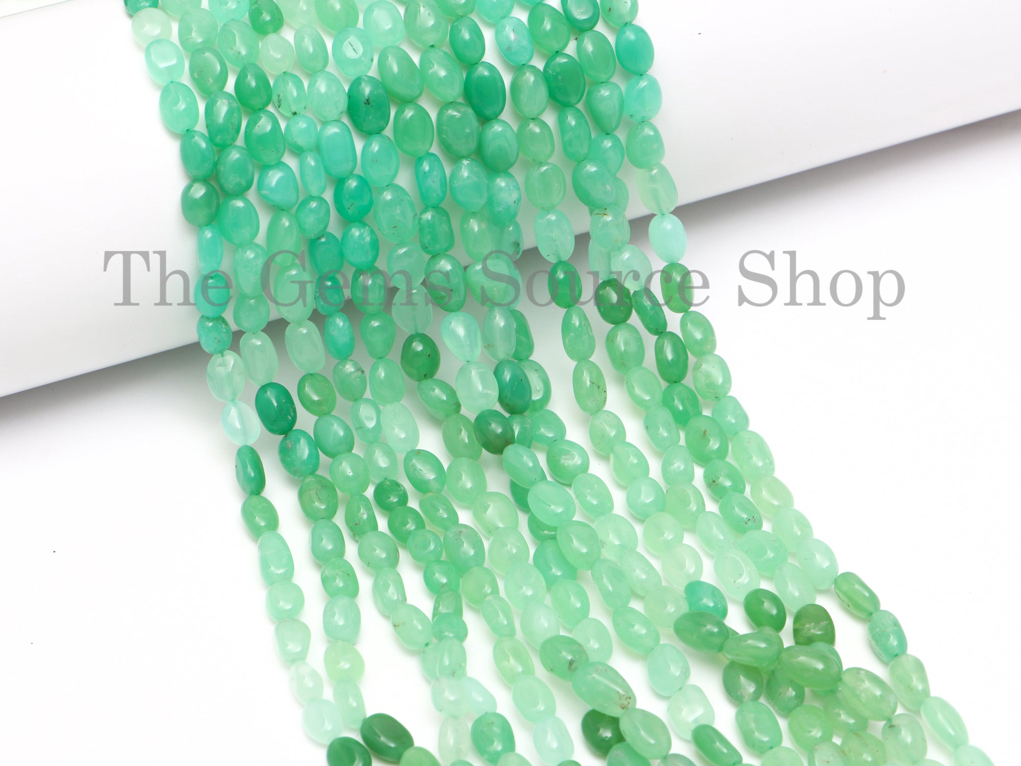 Top Quality Chrysoprase Smooth Nuggets Beads, Chrysoprase Beads, Nugget Beads