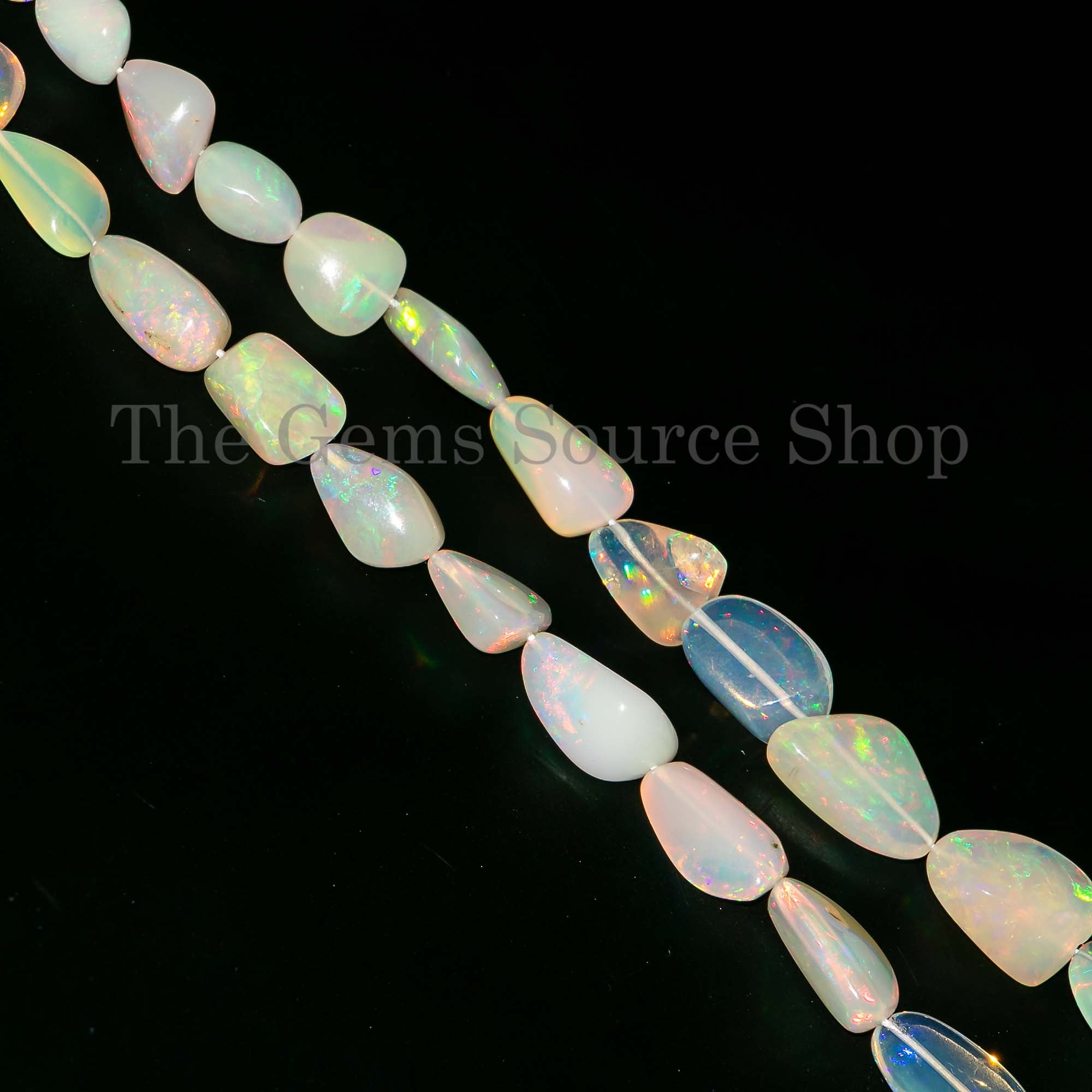 Ethiopian Opal Plain Nugget Beads, Ethiopian Opal Beads, Opal Beads, Ethiopian Opal Gemstone