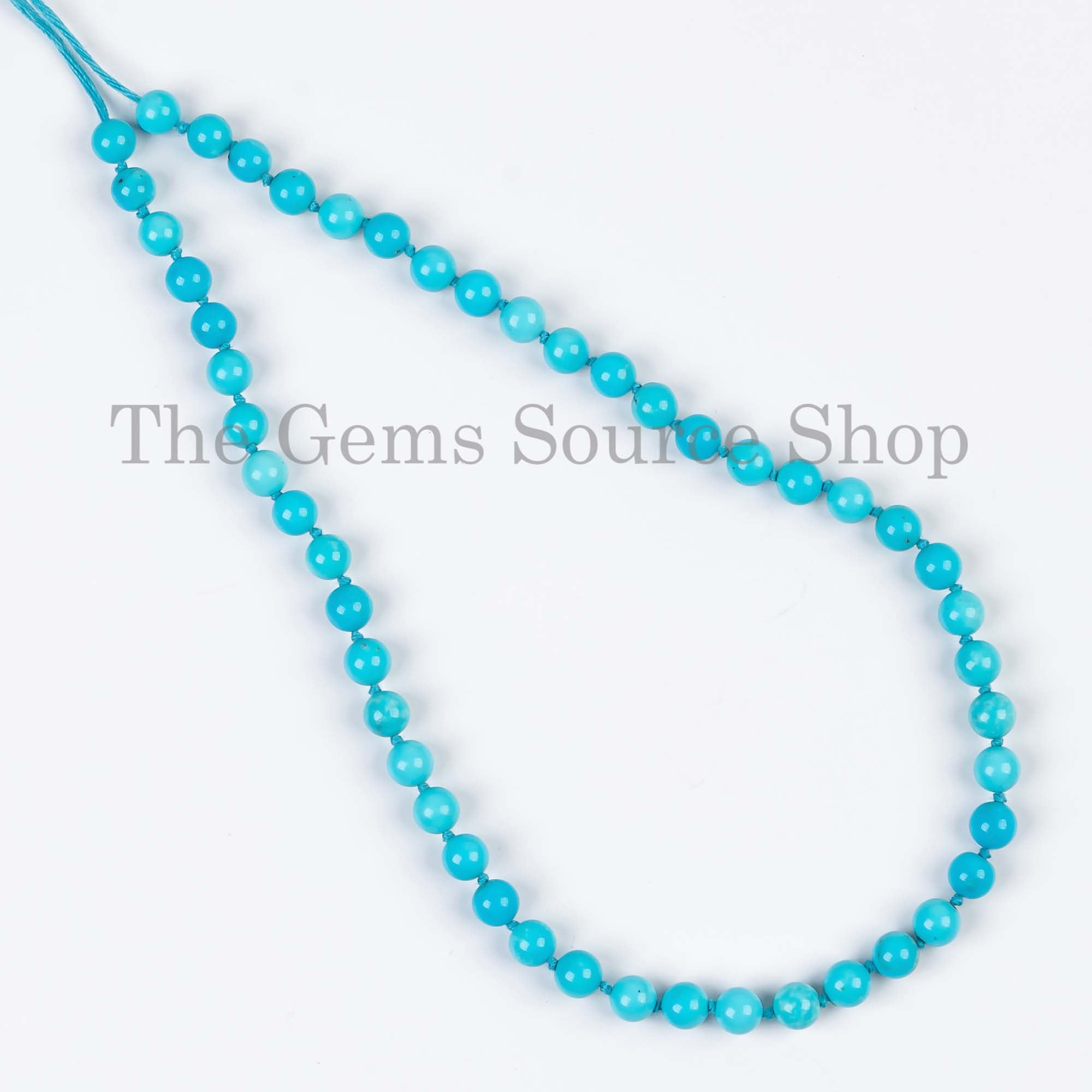 Turquoise Smooth Round Beads, AAA Quality Turquoise Round Beads, Plain Turquoise Beads