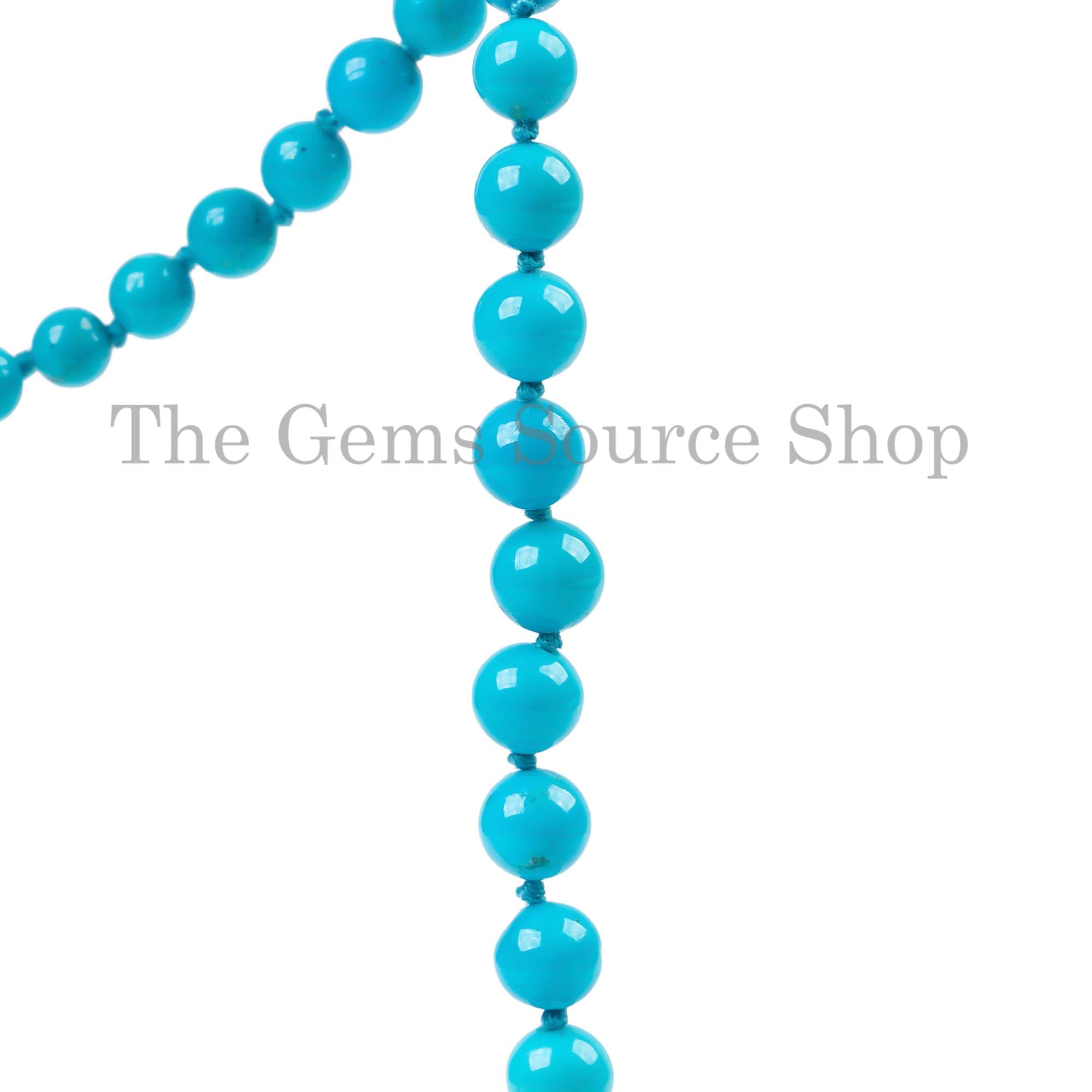Top Quality Turquoise Plain Round Beads, Smooth Turquoise Round Beads, Turquoise Beads