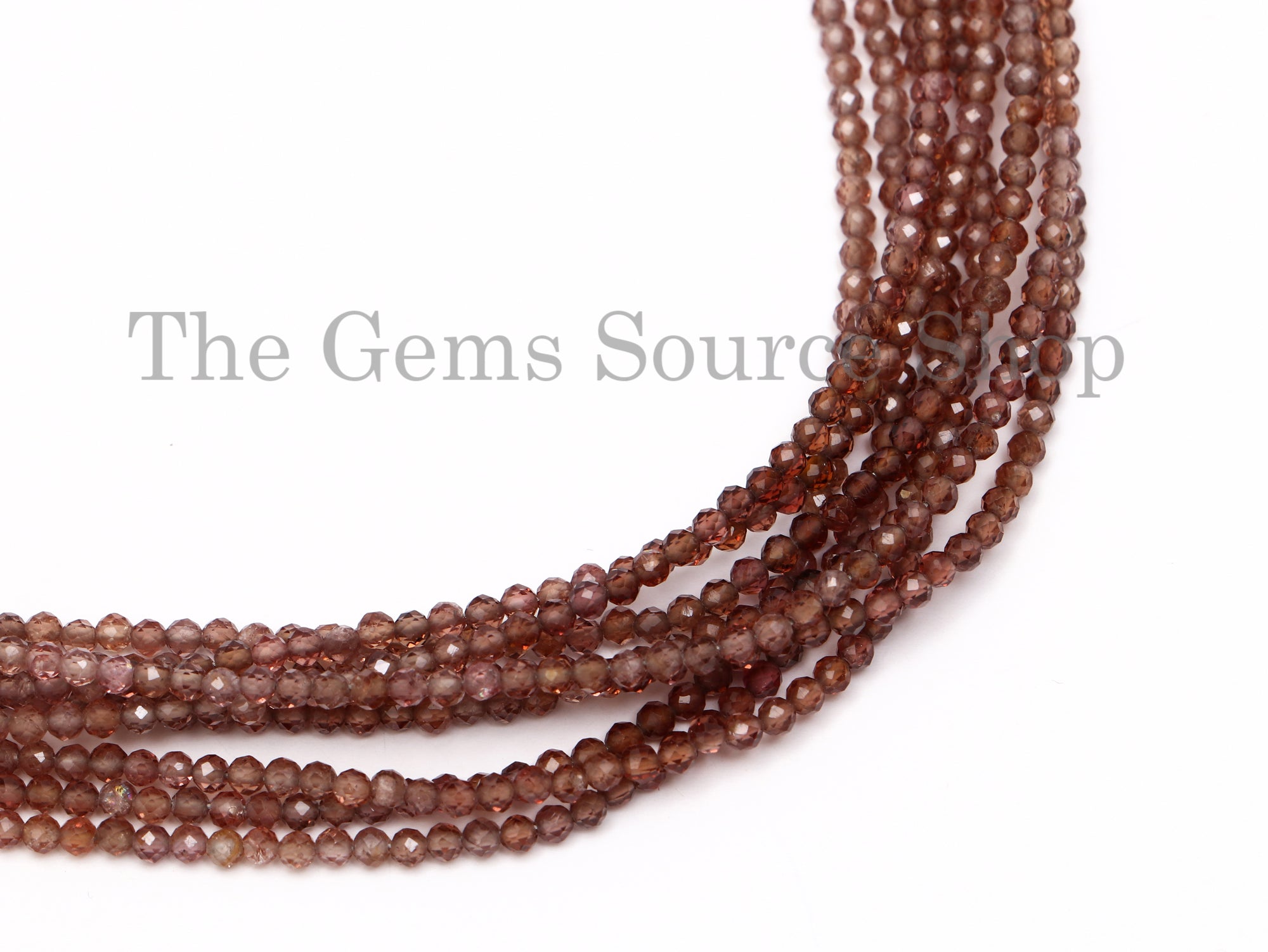 Shaded Light Brown Spinel Beads, Brown Spinel Faceted Beads, Brown Spinel Rondelle Beads, Brown Spinel Gemstone Beads