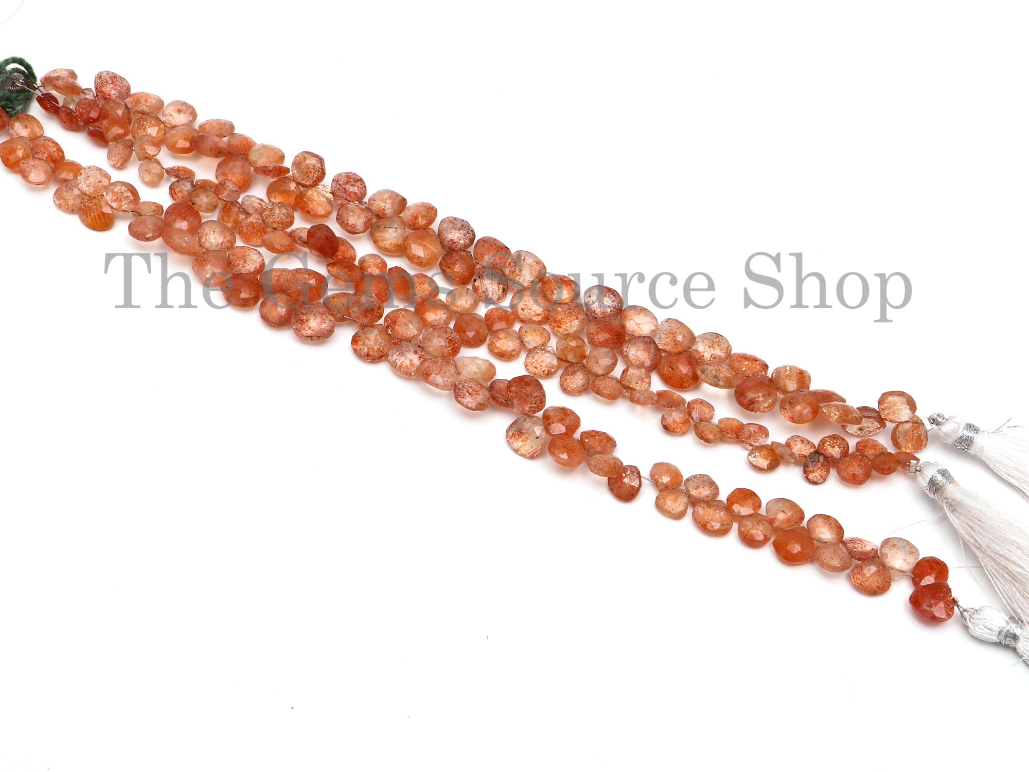 Sunstone Beads, Sunstone Heart Shape Beads, Sunstone Faceted Beads, Sunstone Gemstone Beads