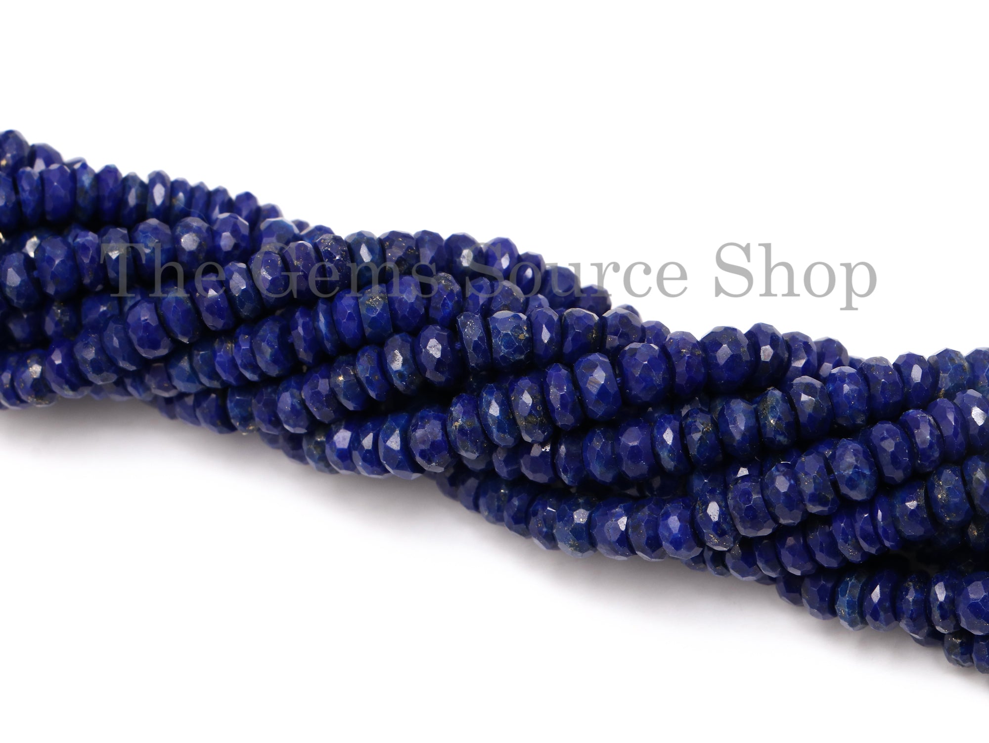 Blue Sapphire Beads, Sapphire Rondelle Beads, Sapphire Faceted Beads, Sapphire Gemstone Beads