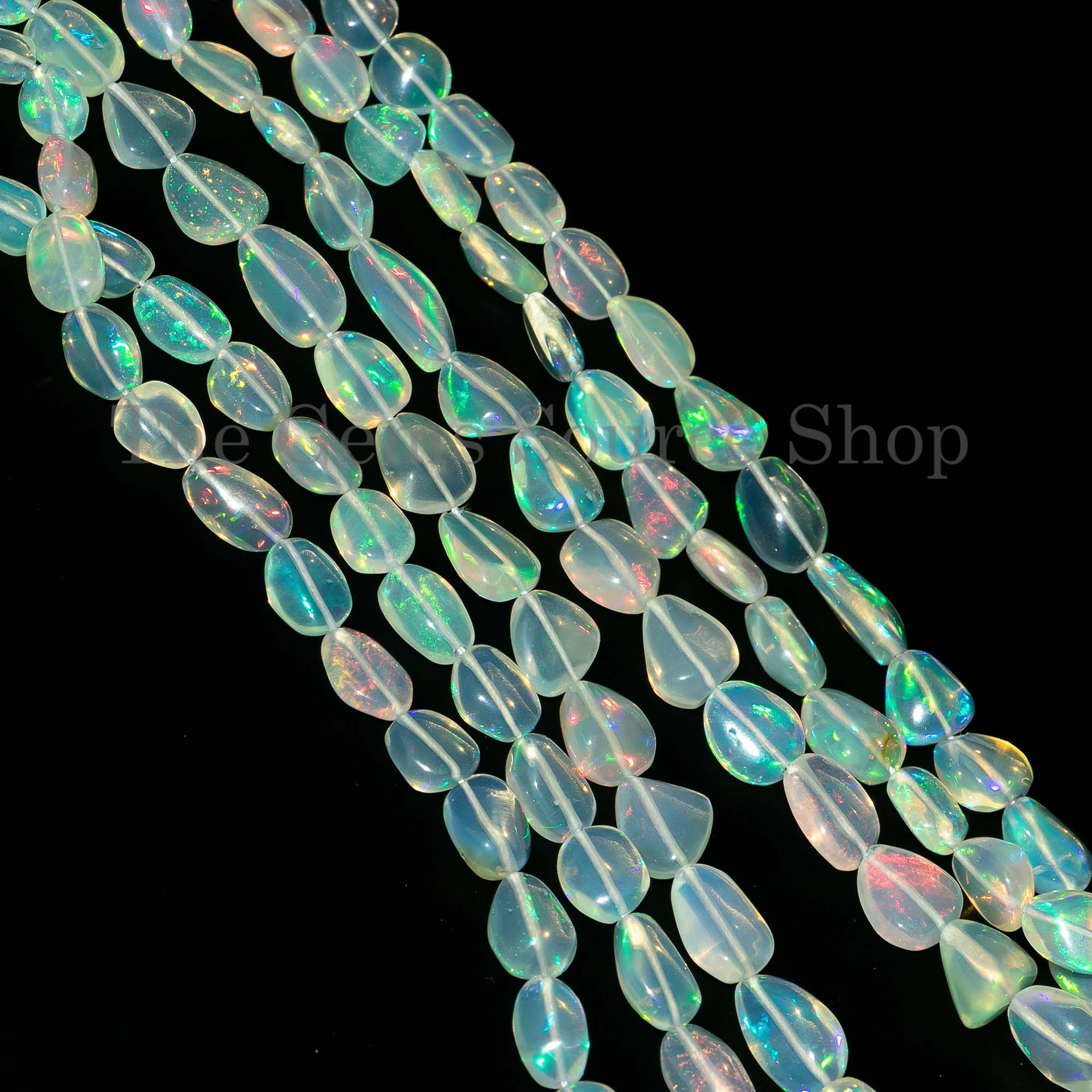 Natural Ethiopian Opal Beads, Ethiopian Opal Smooth Nugget, Plain Opal Beads, Nugget Beads