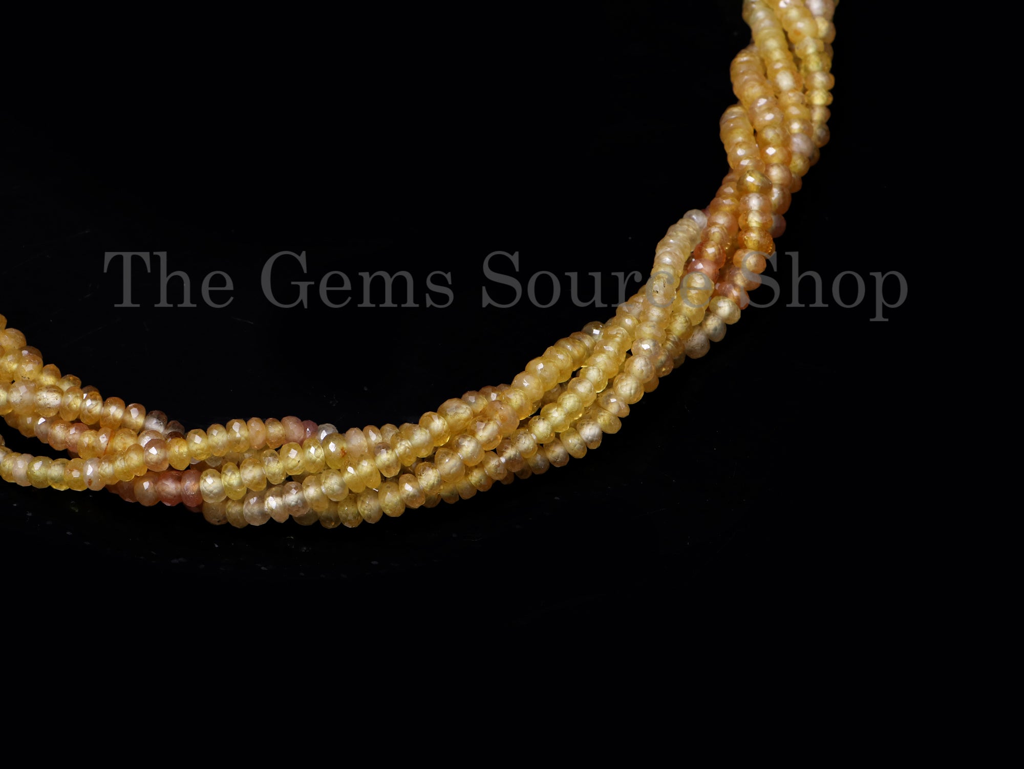 Natural Yellow Sapphire Beads