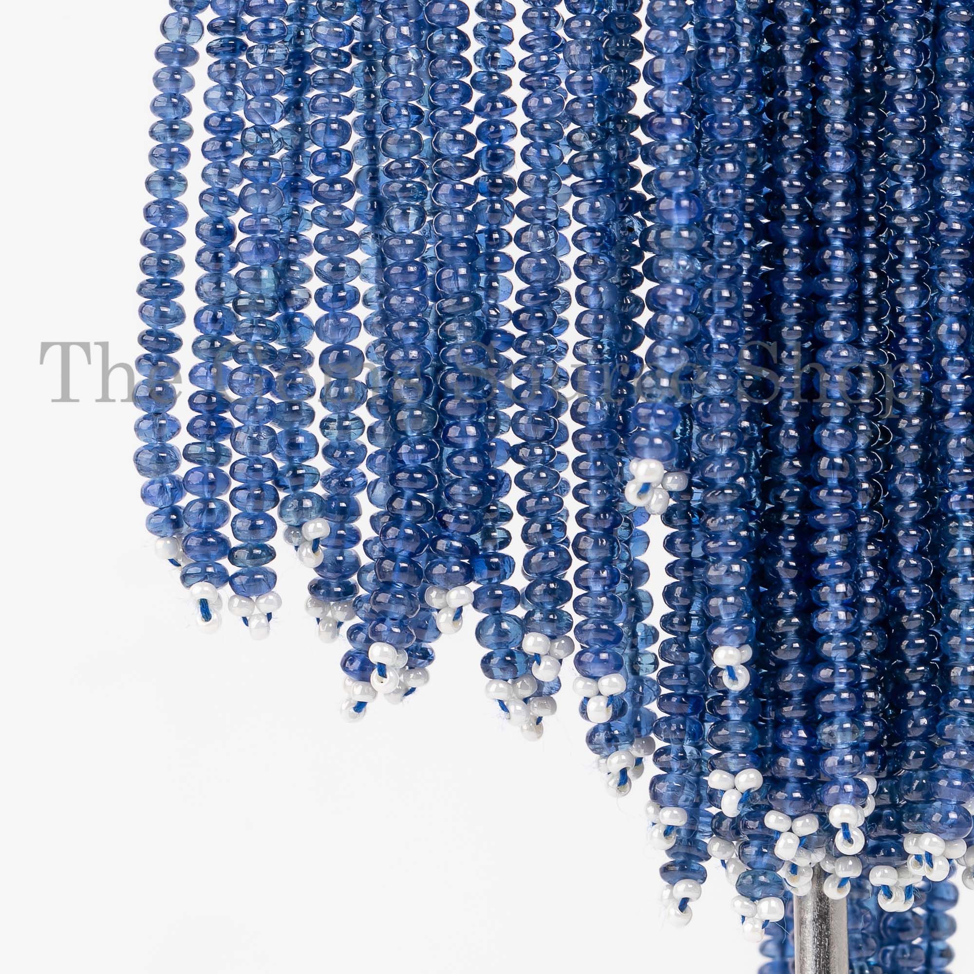 Natural Apatite Rondelle Beads - 2x3mm Semi-Precious Gemstone Strand For DIY Jewelry Making