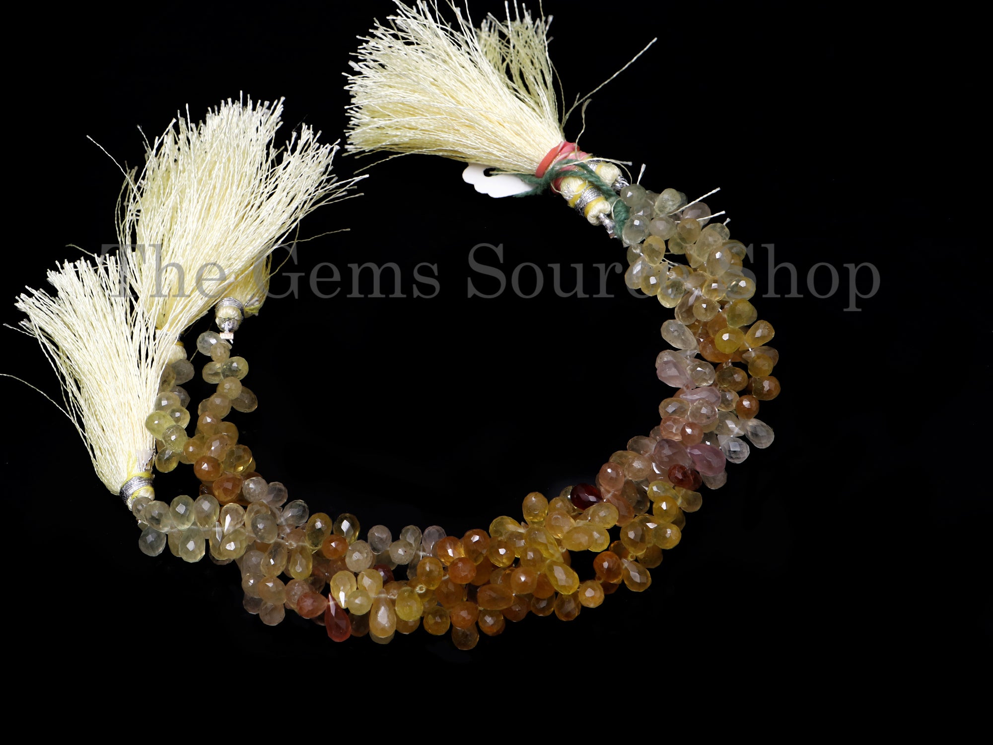 Sapphire Drop Beads