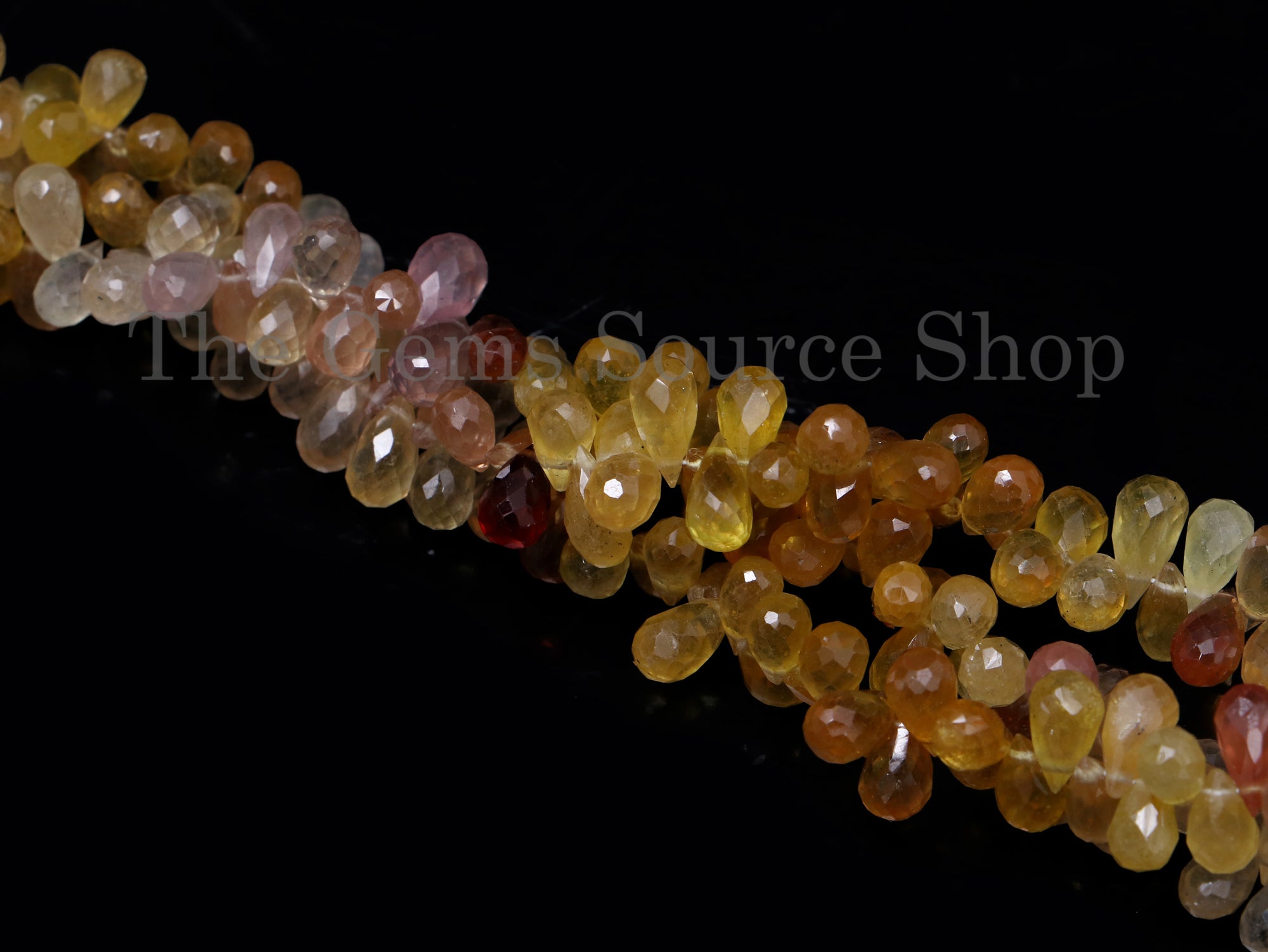 Faceted Sapphire Beads