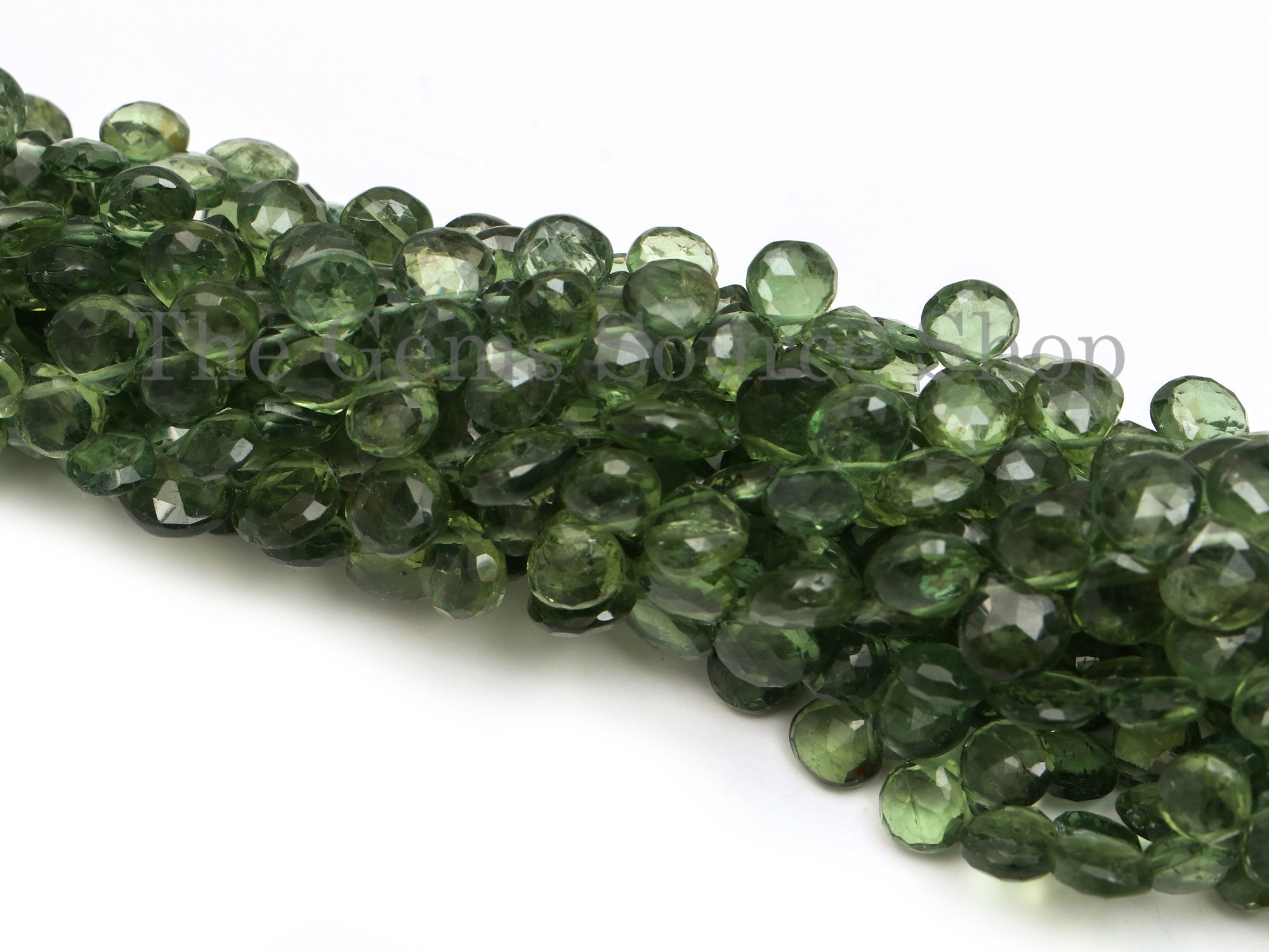 Green Apatite Beads, Apatite Heart Shape Beads, Apatite Faceted Beads, Apatite Gemstone Beads