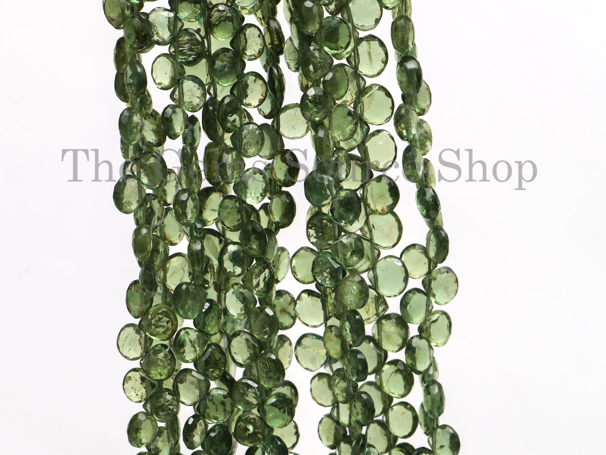 Green Apatite Beads, Apatite Heart Shape Beads, Apatite Faceted Beads, Apatite Gemstone Beads