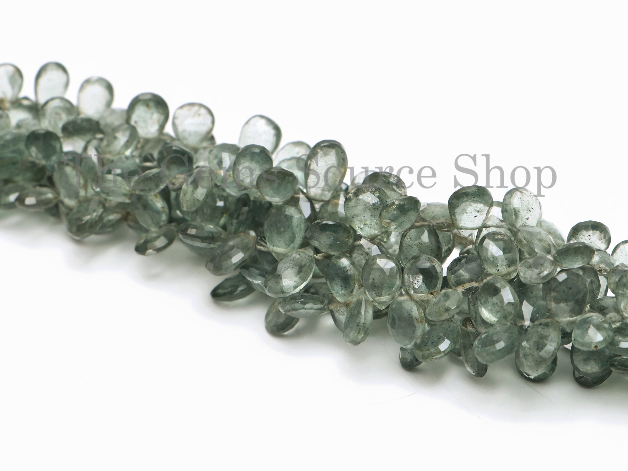 Moss Aquamarine Beads, Moss Aquamarine Pear Shape Beads, Moss Aquamarine Faceted Beads, Moss Aquamarine Gemstone Beads