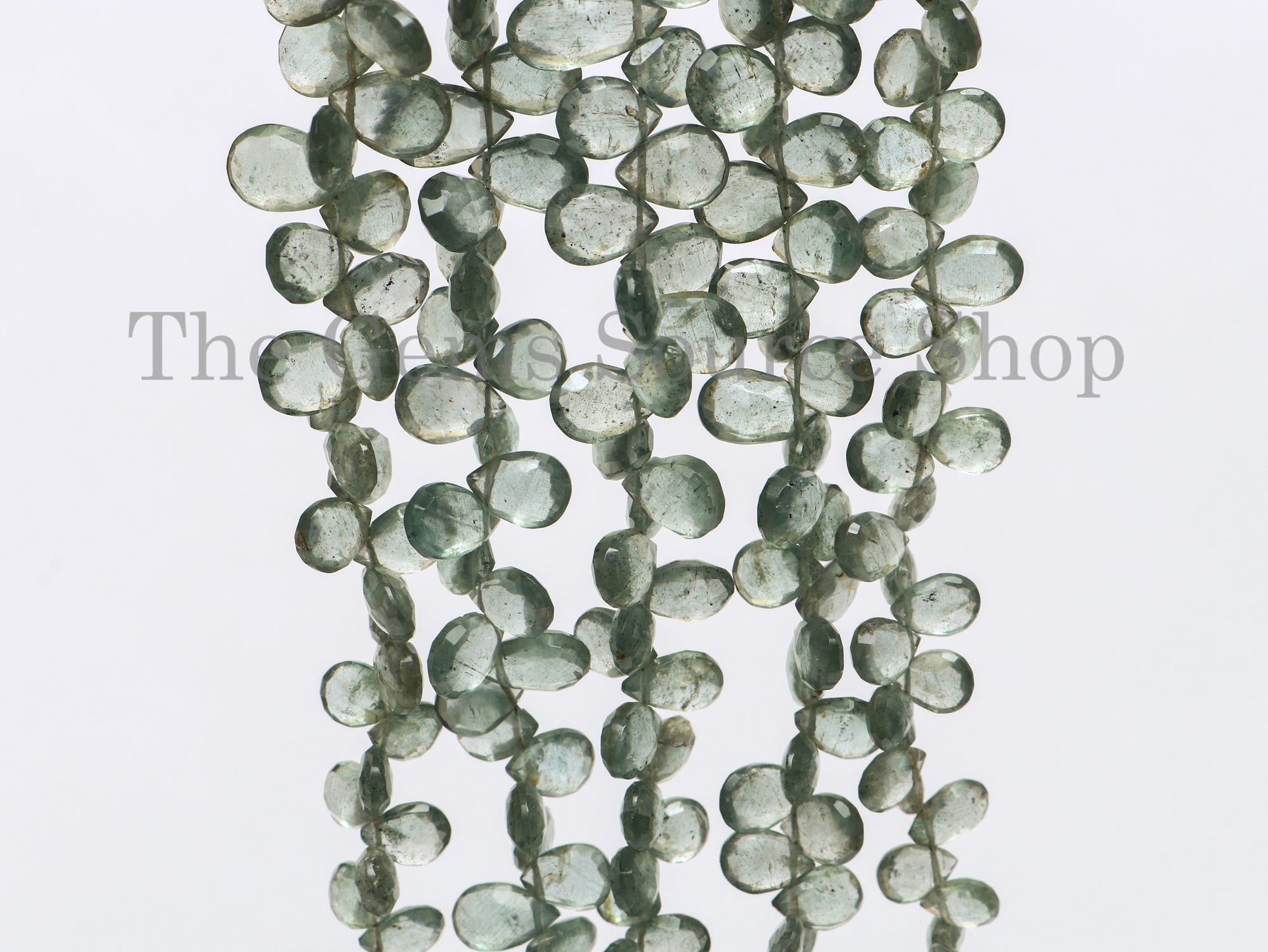 Moss Aquamarine Beads, Moss Aquamarine Pear Shape Beads, Moss Aquamarine Faceted Beads, Moss Aquamarine Gemstone Beads