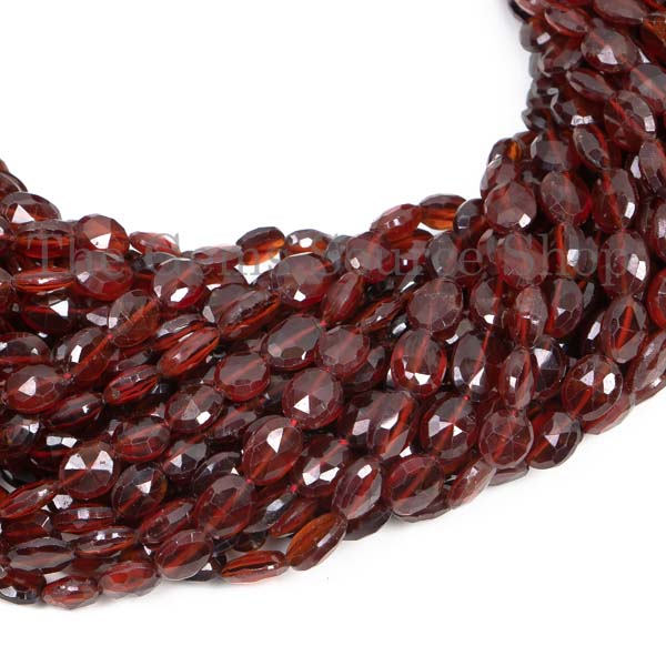 Natural Hessonite Garnet Beads