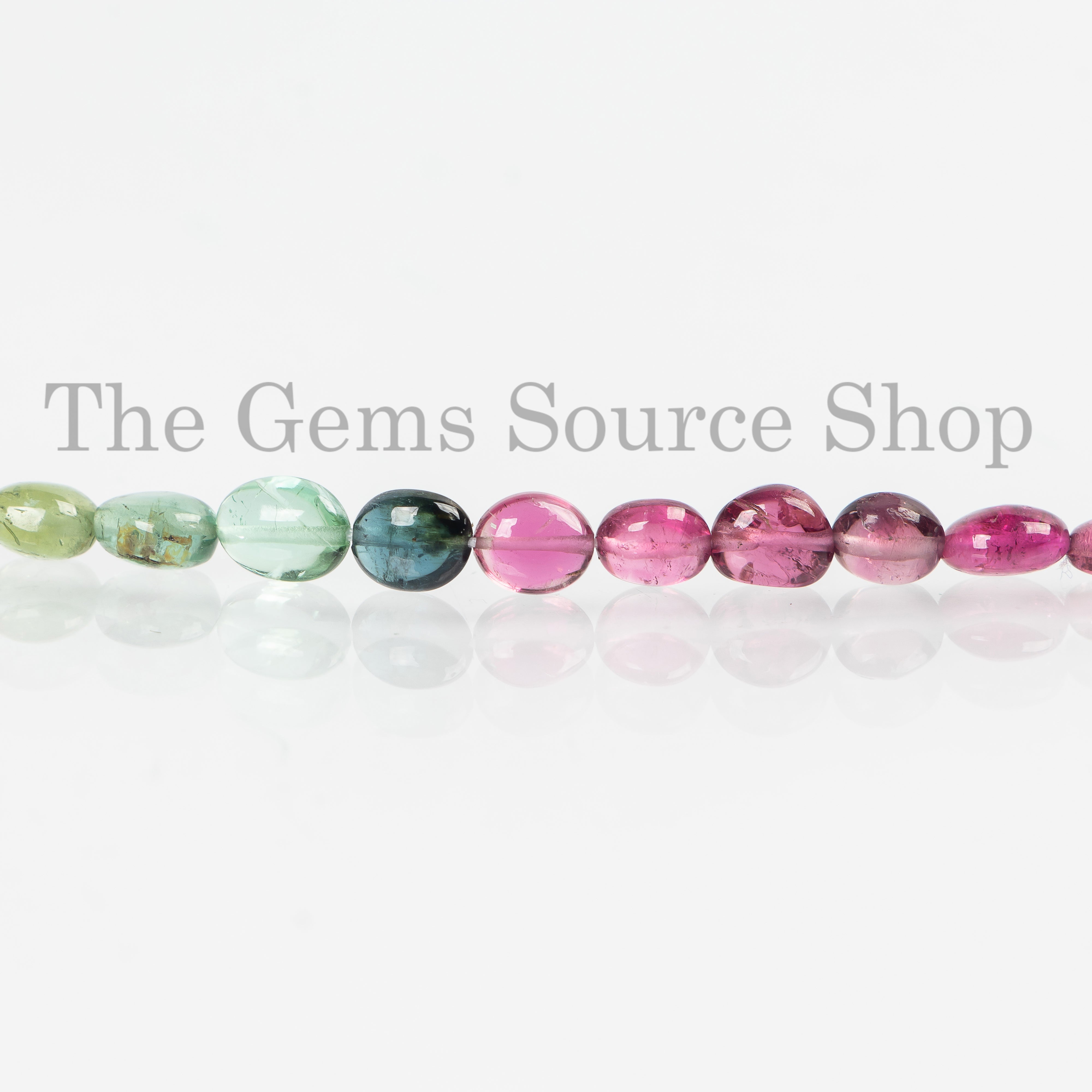 Top Quality Multi Tourmaline Beads, Tourmaline Oval Shape Gemstone Beads