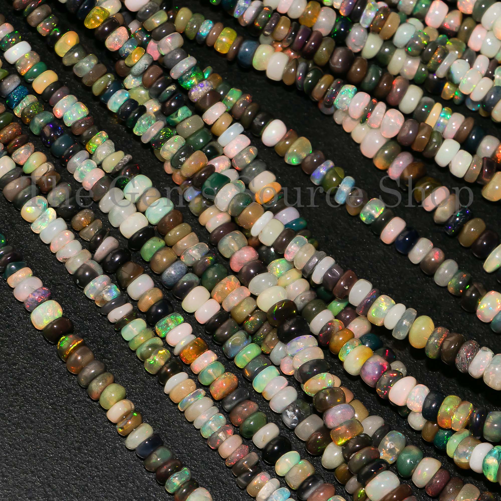 Gemstone Smooth Rondelles