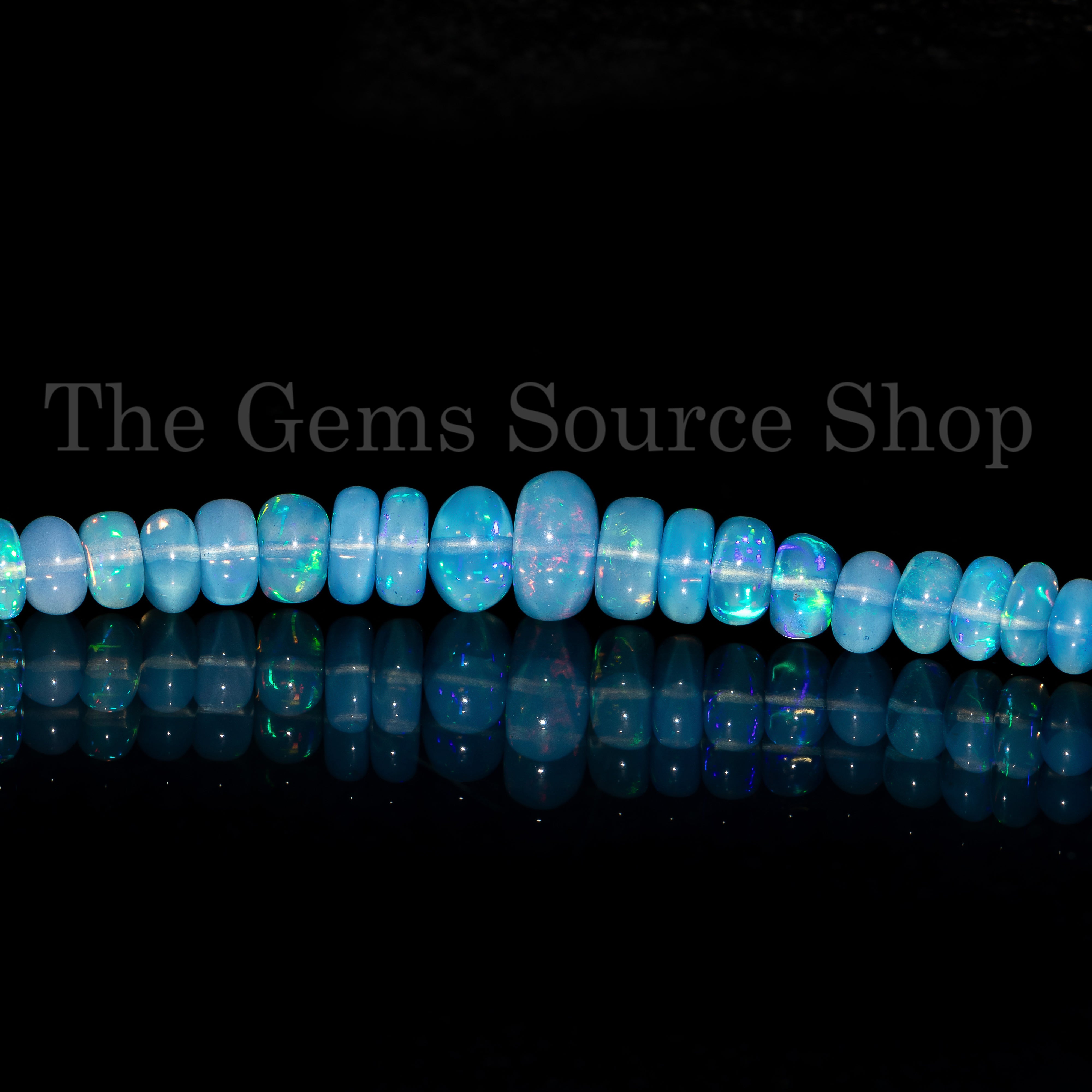 Lavender Opal Beads, Opal Smooth Rondelle Shape Beads