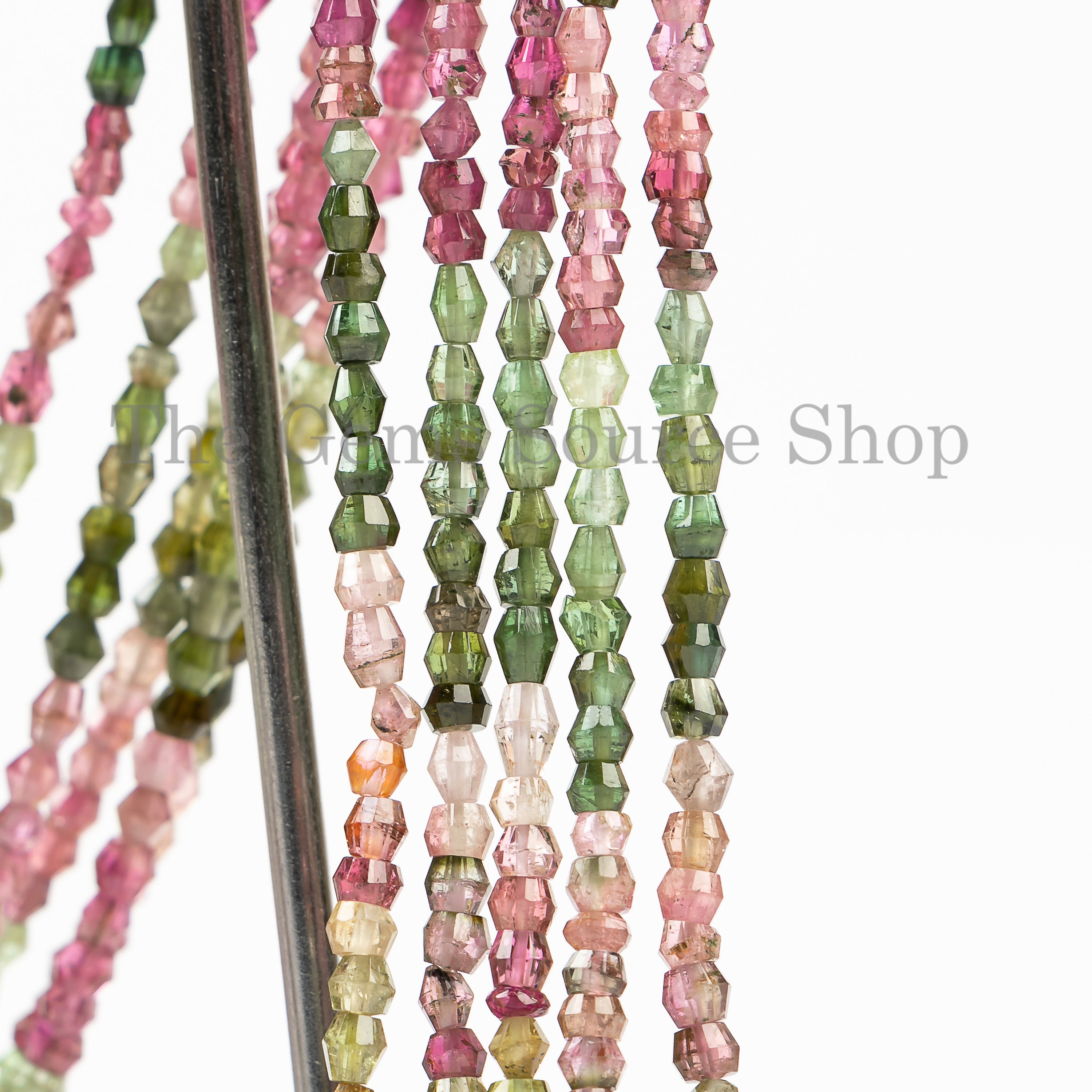 High Grade Multi Tourmaline Barel Shape Beads, Tourmaline Fancy Beads