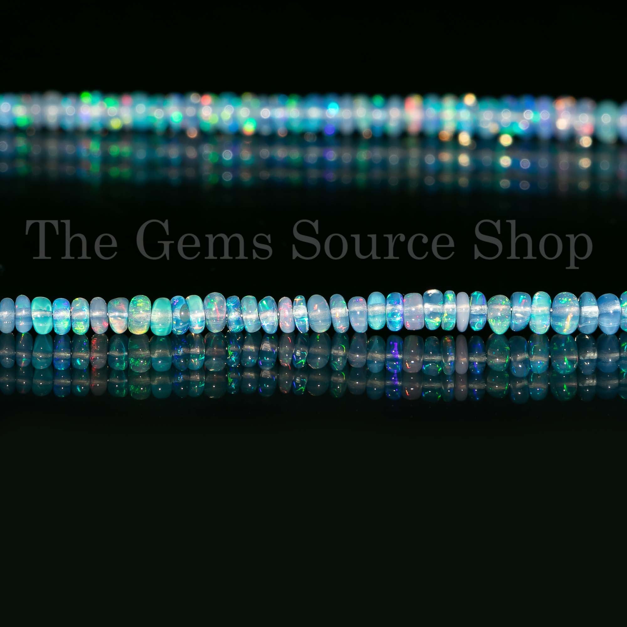 3-4mm Lavender Opal Plain Rondelle Beads, Natural Lavender Opal Beads, Lavender Opal Smooth Beads