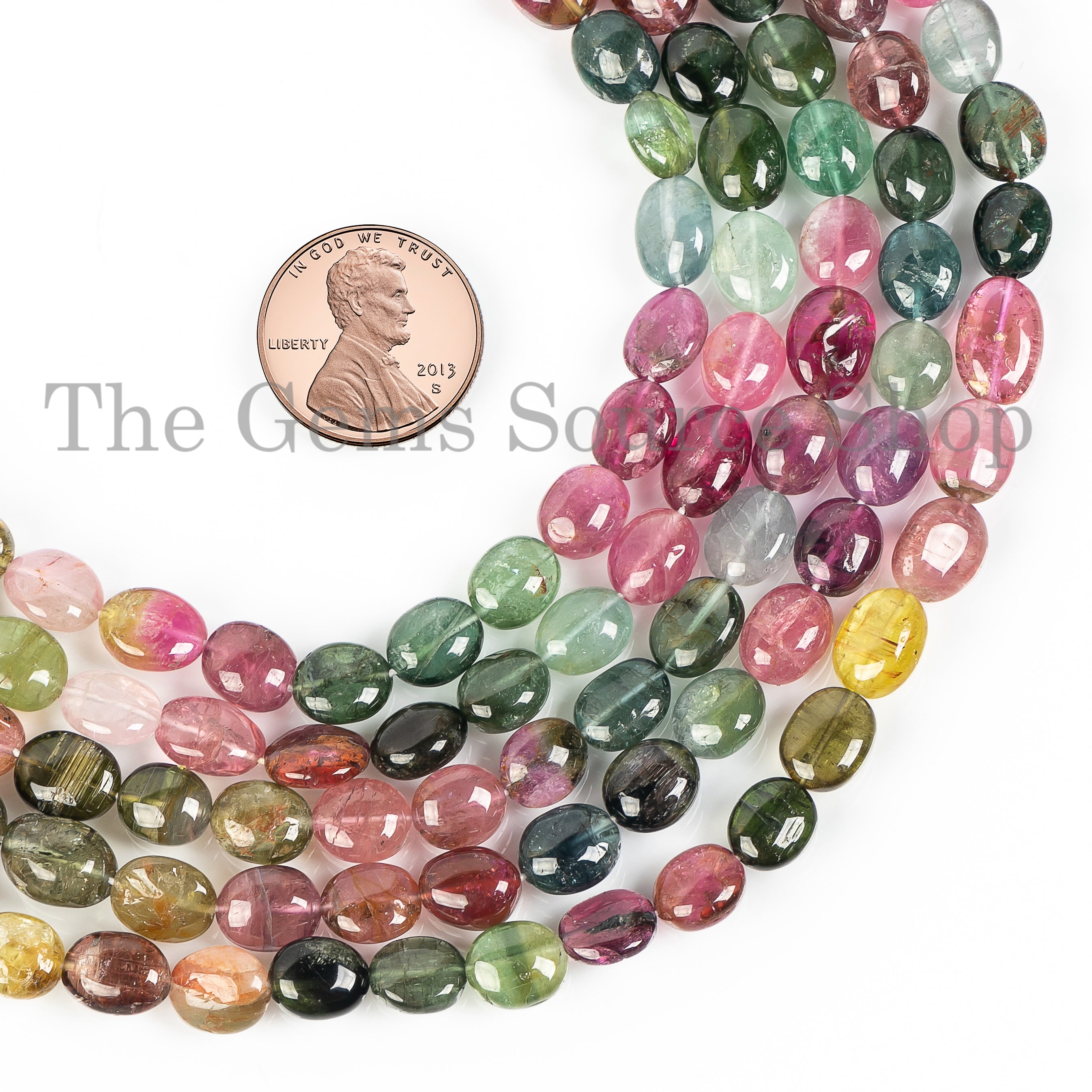 Natural Multi Tourmaline Beads, Tourmaline Smooth Oval Shape Gemstone Beads