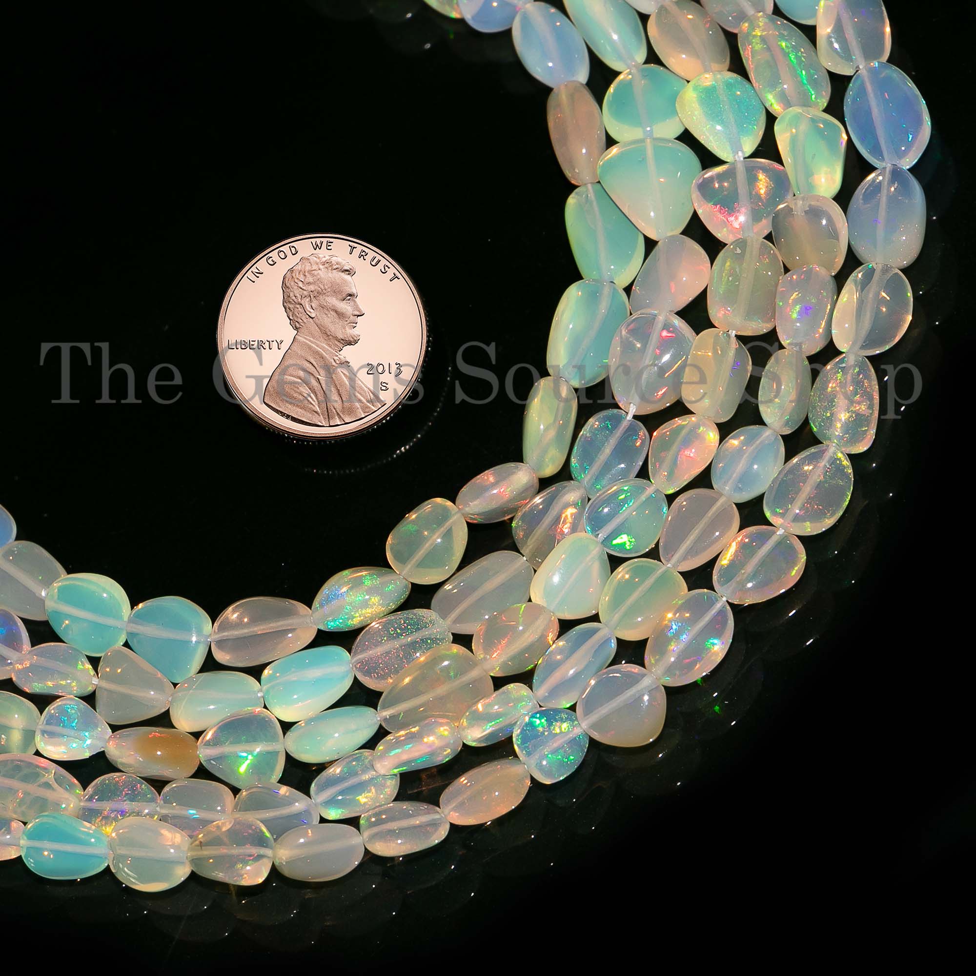 4x5.5-6.5x10mm Ethiopian Opal Nugget Beads, Ethiopian Opal Beads, Smooth Opal Beads, Ethiopian Opal, Opal Nugget Beads, Fancy Beads