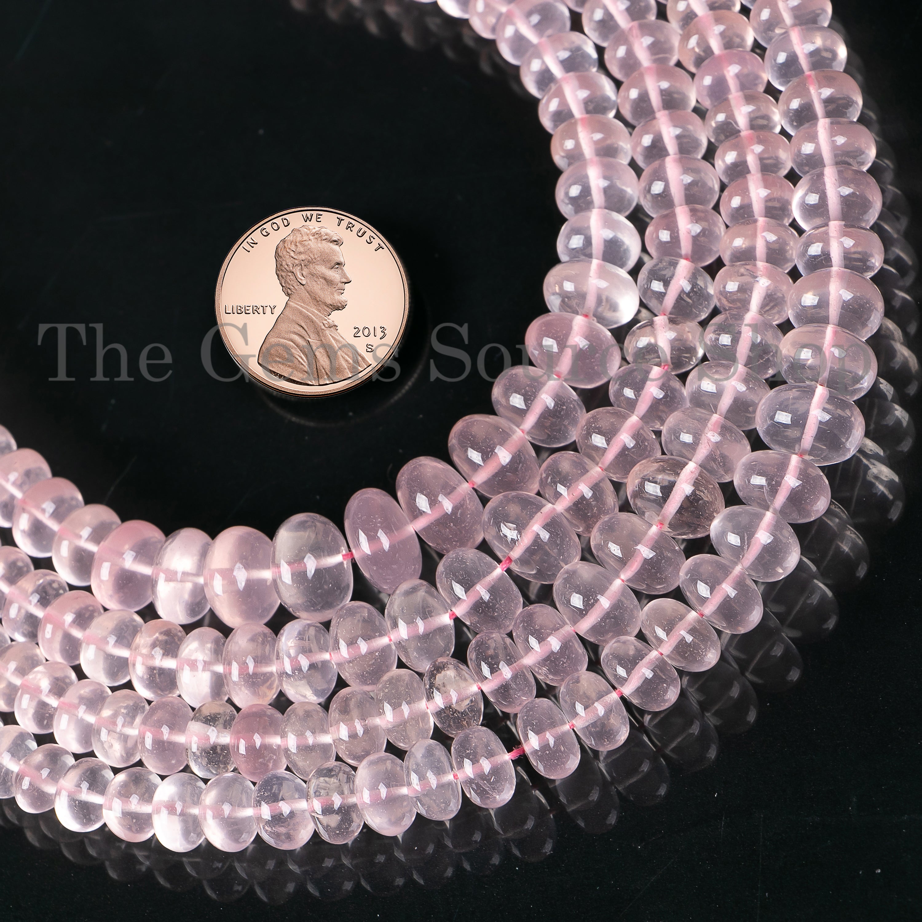 Rose Quartz Smooth Rondelle Beads, 5-8mm Rose Quartz Rondelle Beads, Rondelle Beads, Rose Quartz Smooth Beads, Rose Quartz Beads