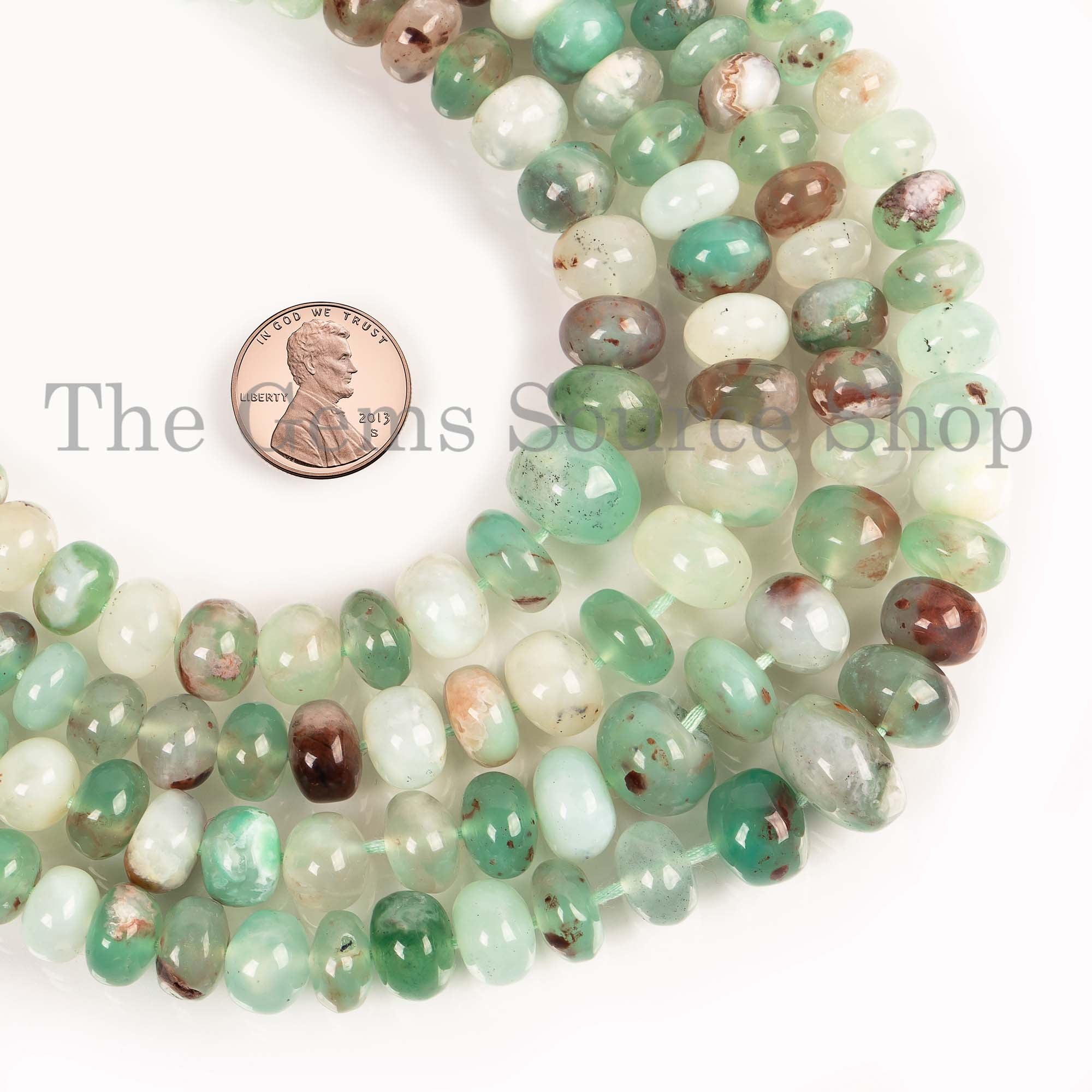 Aqua Chalcedony Smooth Rondelle Beads, 8.5-13mm Aqua Chalcedony Beads, Rondelle Beads, Aqua Chalcedony Beads, Jewelry making Beads