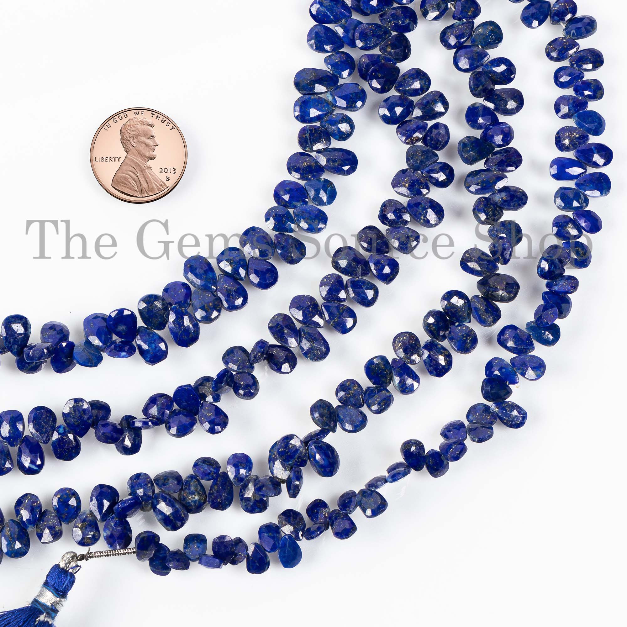 Lapis Lazuli Pear Beads