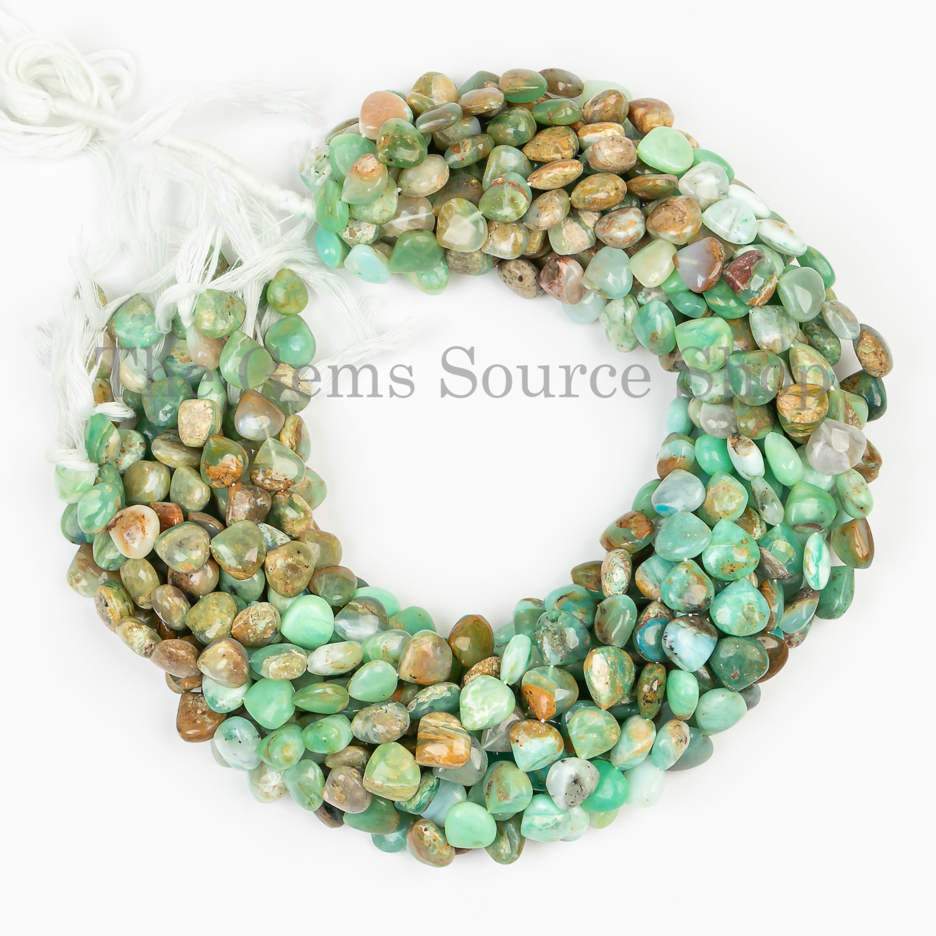 Peru Opal Smooth Heart Shape Beads, Plain Peru Opal Beads, Wholesale Beads