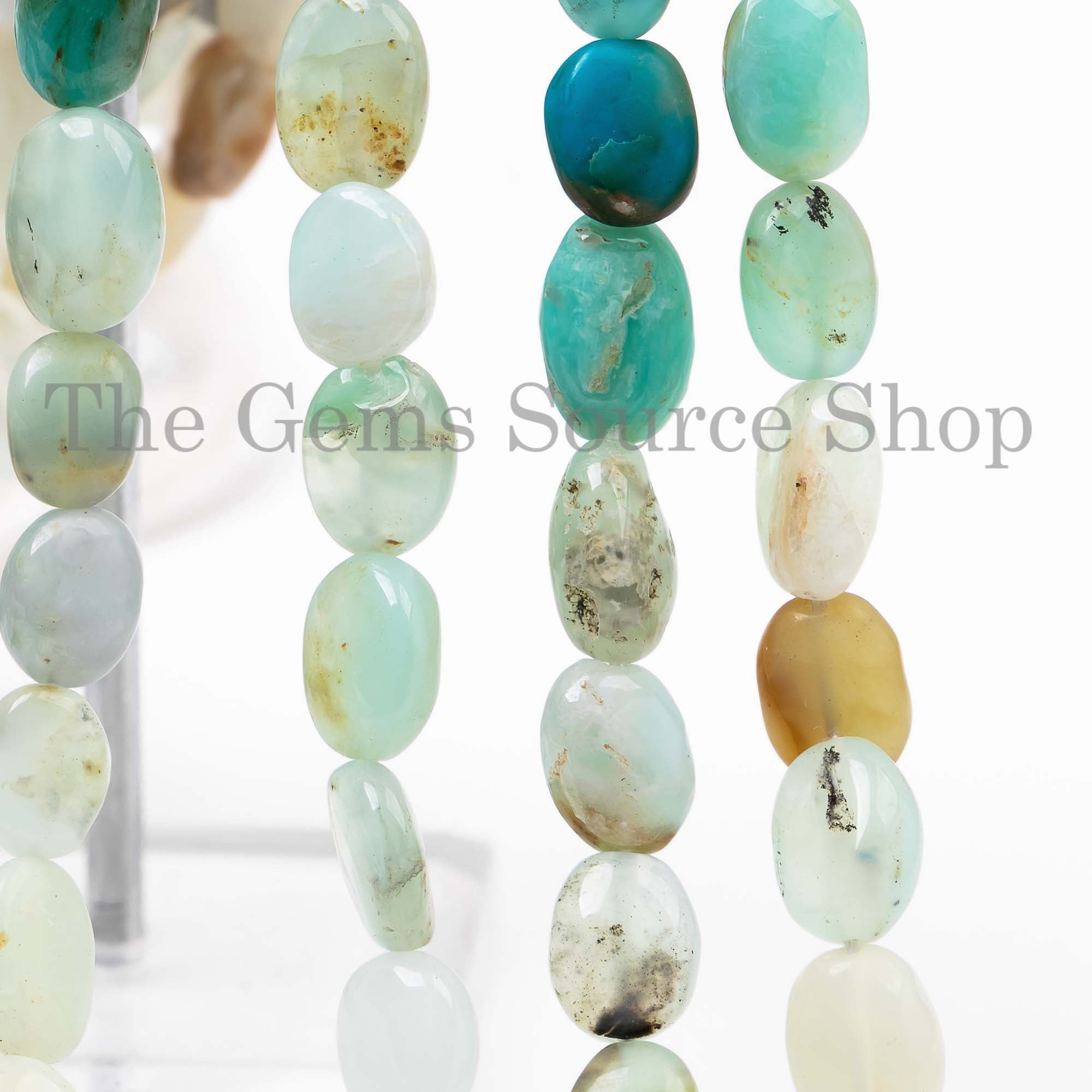 Peru Opal Beads, Peru Opal Smooth Beads, Peru Opal Nugget Beads, Plain Nugget Beads