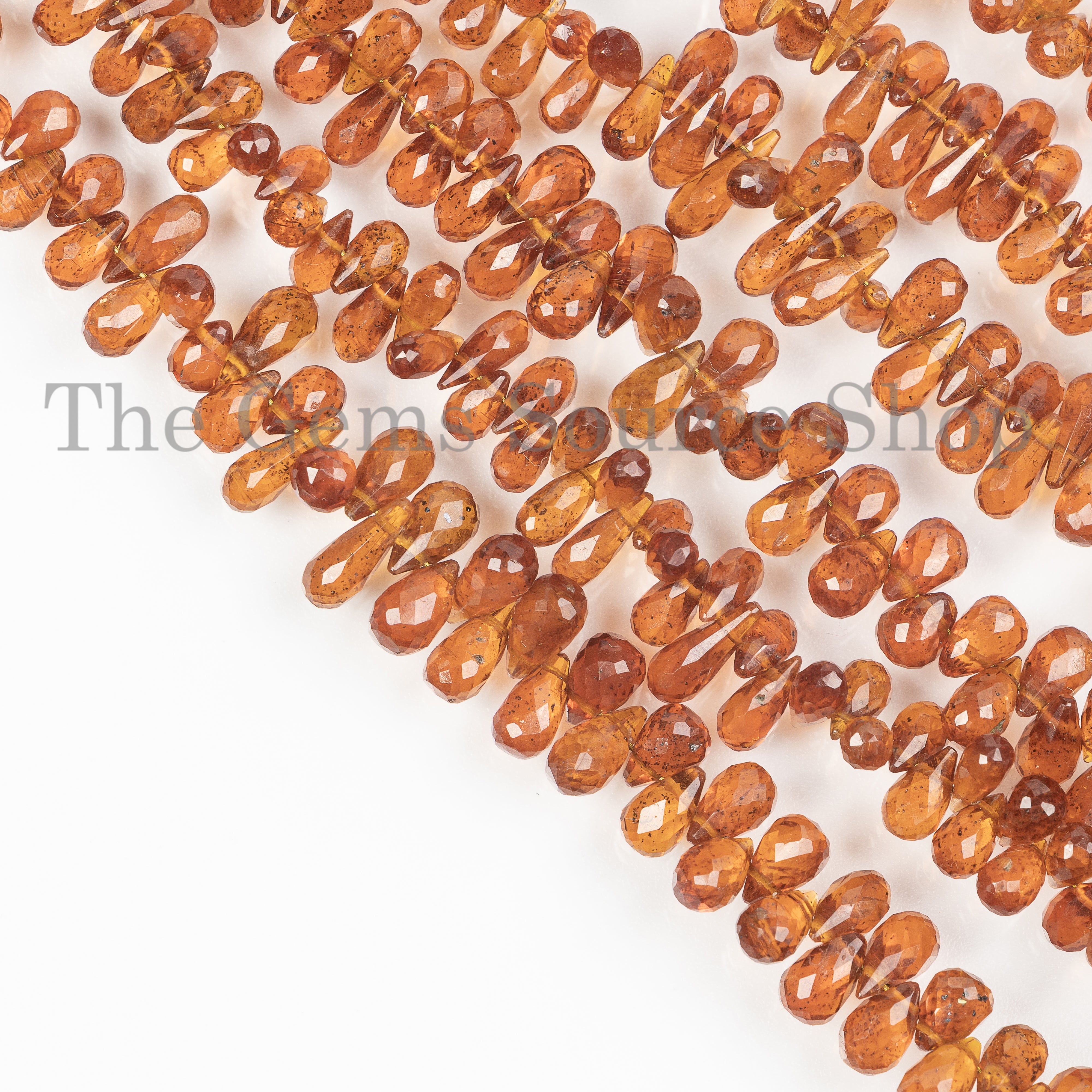 Orange Kyanite Faceted Beads, Kyanite Tear Drops Beads, Briolettes Drops Beads, Kyanite Beads, Faceted Drops Beads, Gemstone Beads