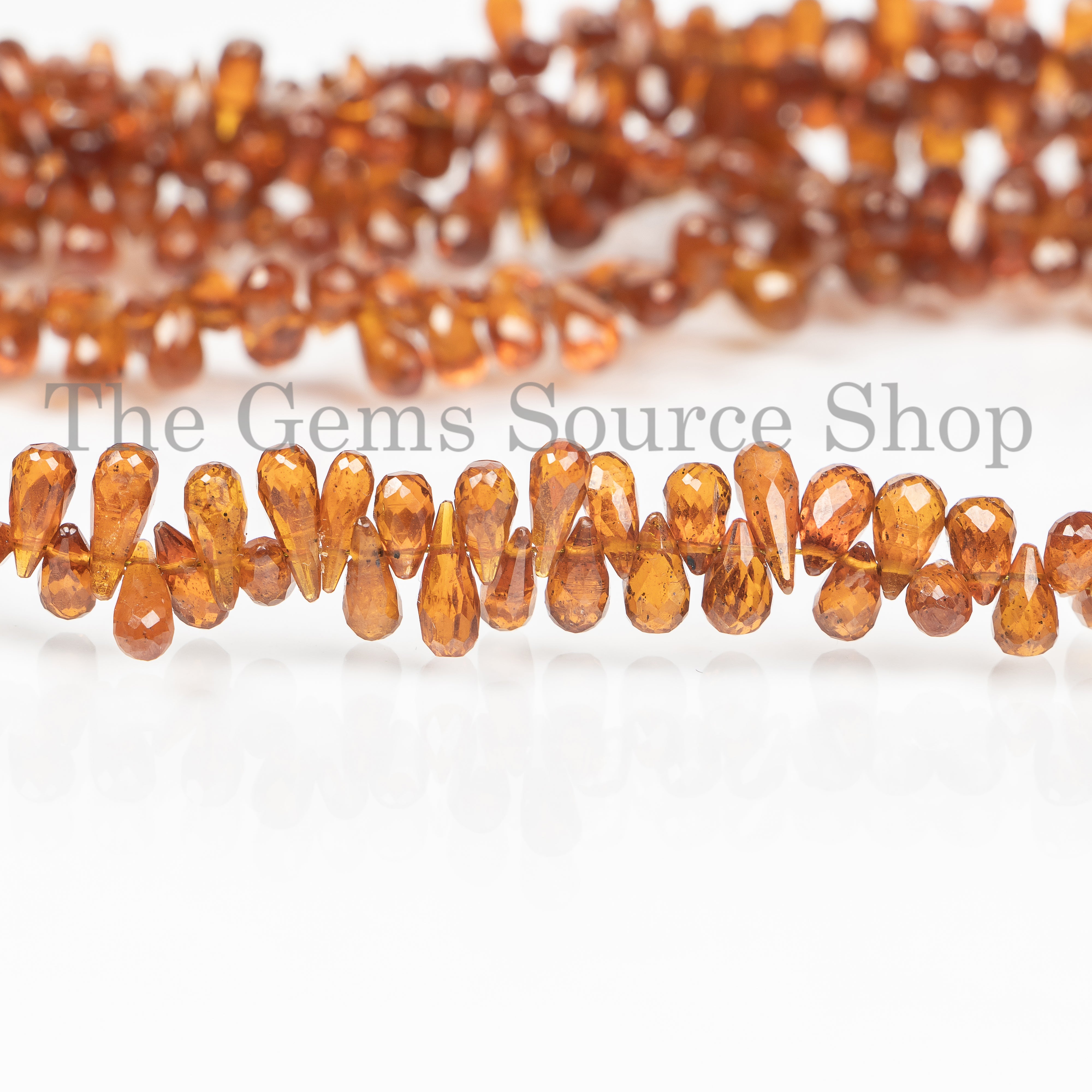 Orange Kyanite Faceted Beads, Kyanite Tear Drops Beads, Briolettes Drops Beads, Kyanite Beads, Faceted Drops Beads, Gemstone Beads