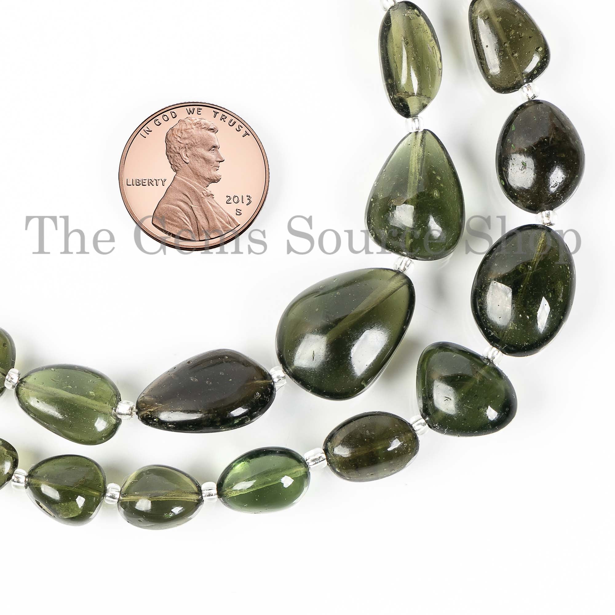 6x8-12x16mm Natural Moldavite Nugget Beads, Moldavite Gemstone Nuggets, Smooth Moldavite Beads, Moldavite Strand, Fancy Nugget Beads