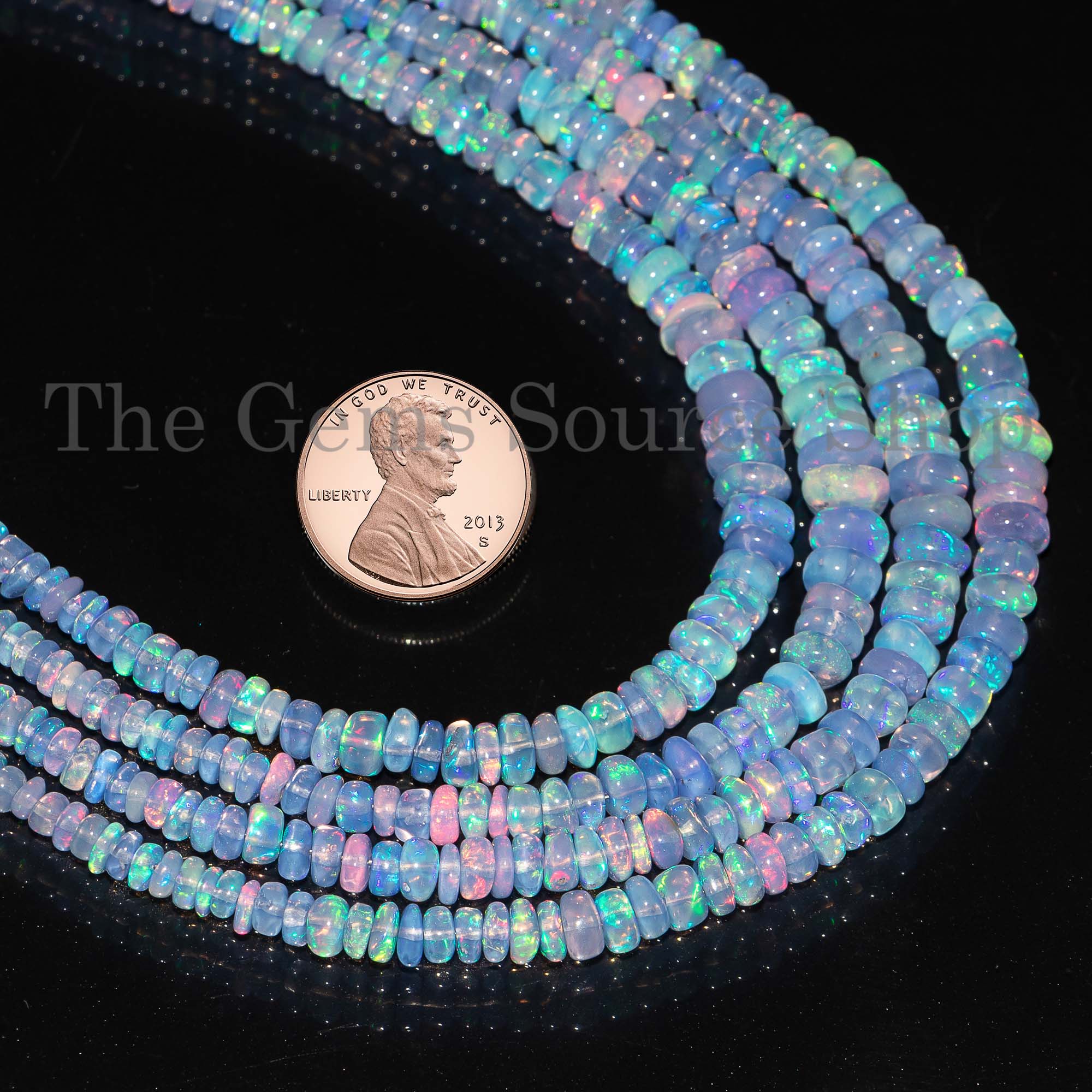 Lavender Opal Plain Rondelle Beads, Natural Lavender Opal Beads, Lavender Opal Smooth Beads
