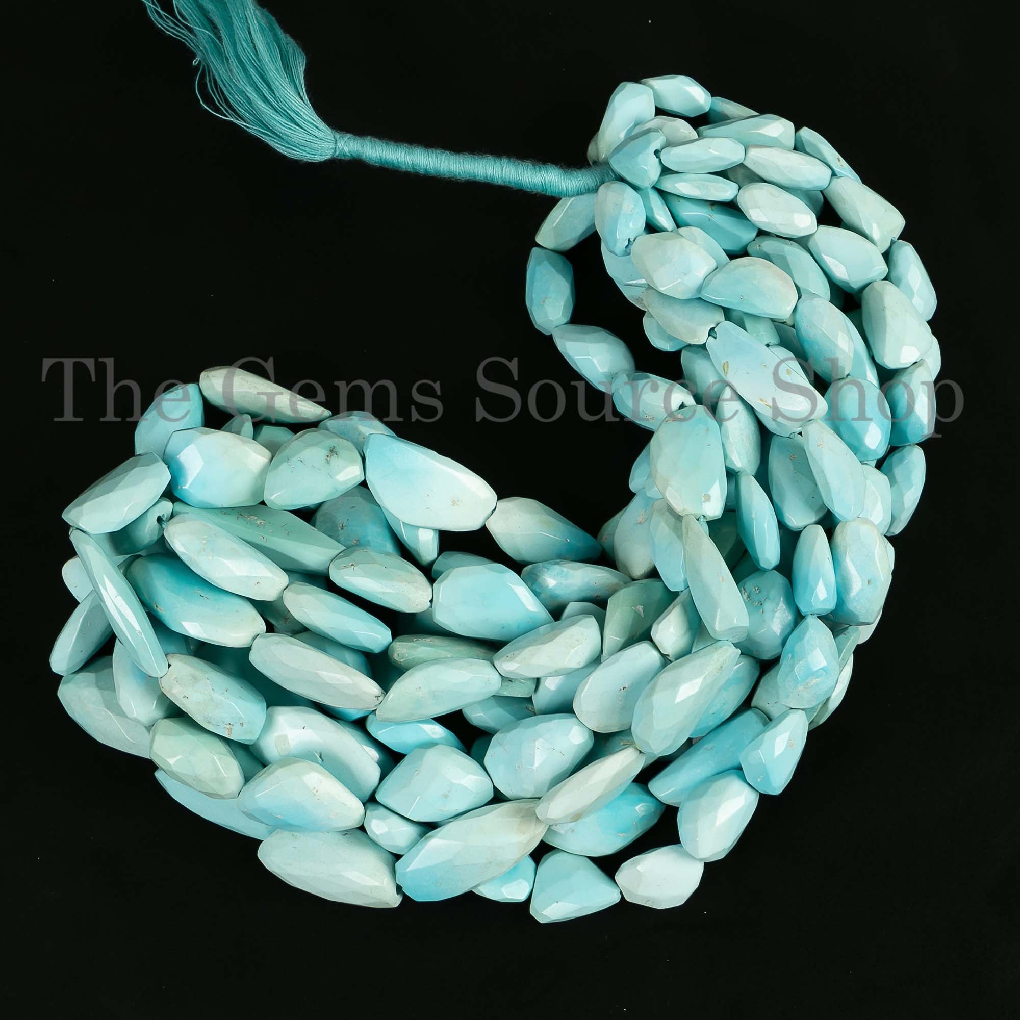 Sleeping Beauty Turquoise Nuggets, Loose Turquoise Briolette Tumbles, Turquoise Beads For Jewelry