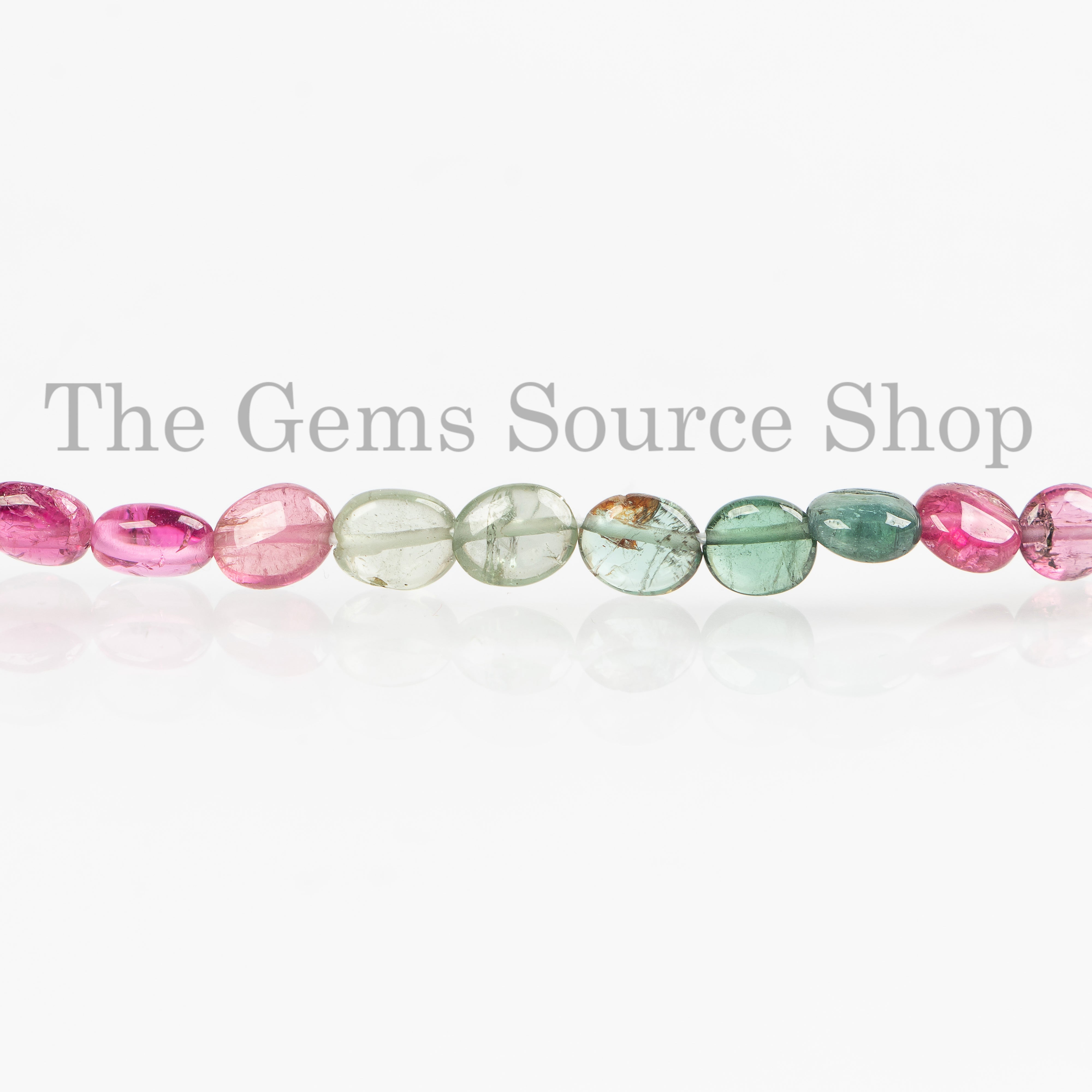 Top Quality Multi Tourmaline Smooth Oval Shape Beads, Natural Multi Tourmaline Wholesale Beads