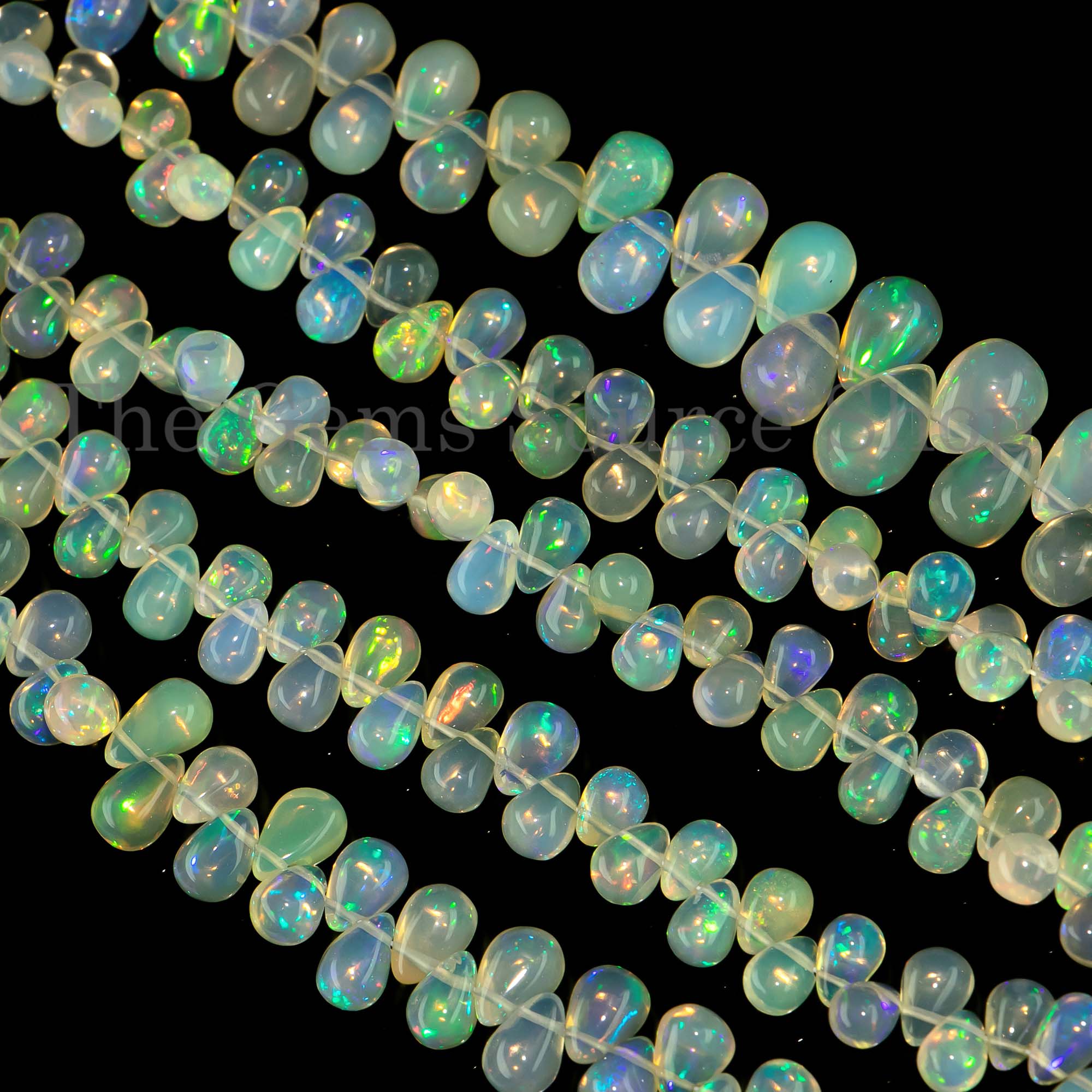 Ethiopian Opal Gemstone Beads