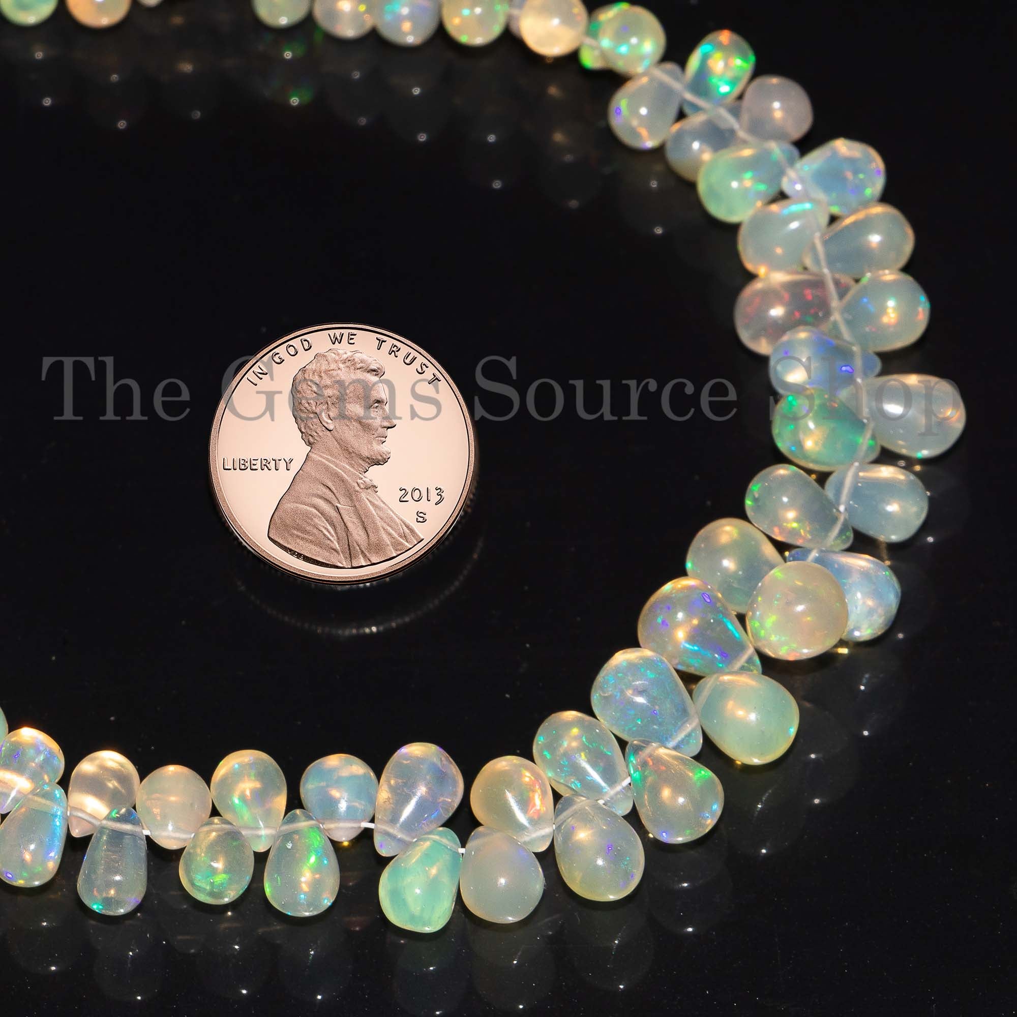 Ethiopian Opal Plain Drops Beads, Opal Smooth Side Drill Beads, Ethiopian Opal Beads, Tear Drop Briolette