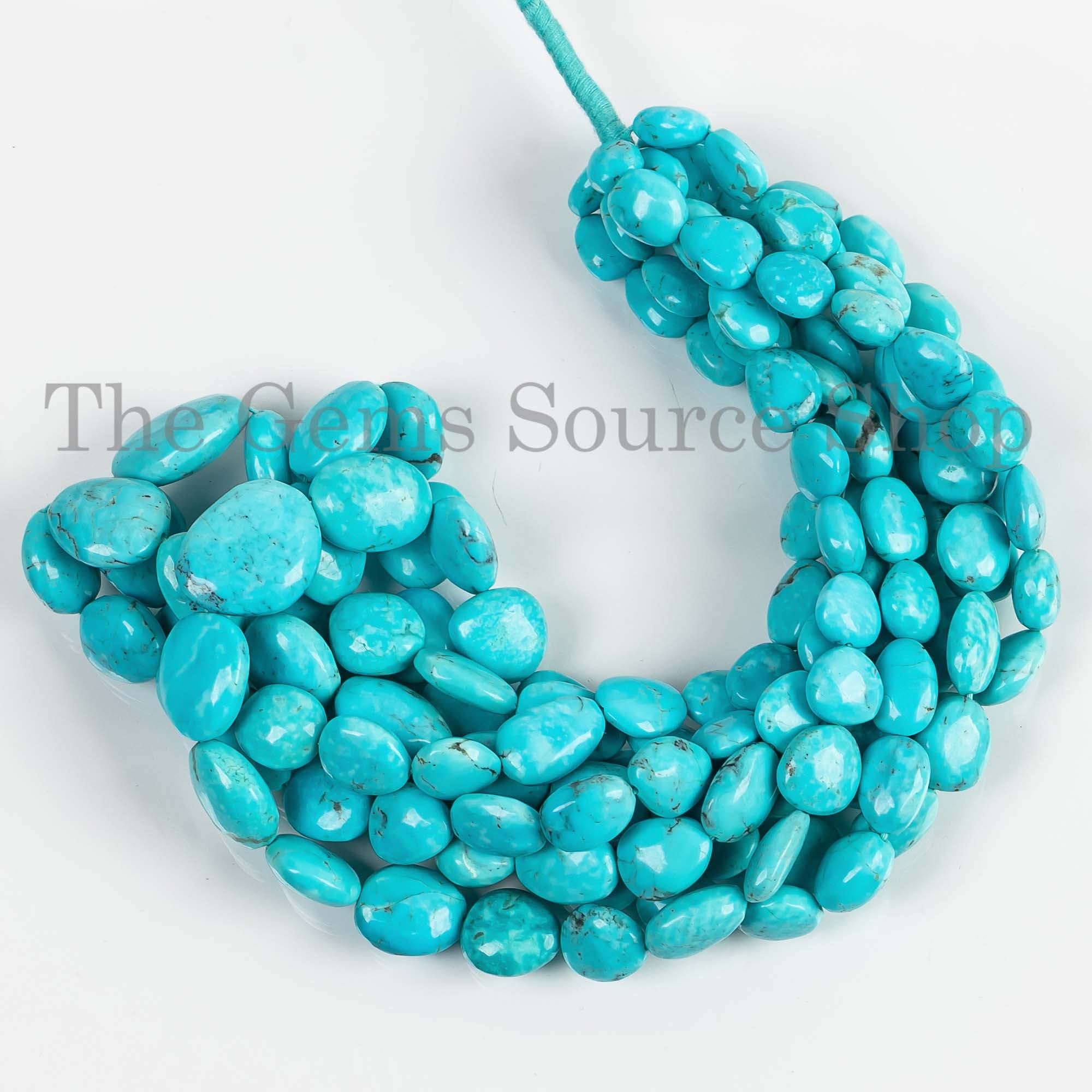 9x11-12x16mm Turquoise Smooth Nugget Beads, Turquoise Wholesale Beads, Turquoise Gemstone Beads, Fancy Nugget Beads For Jewelry