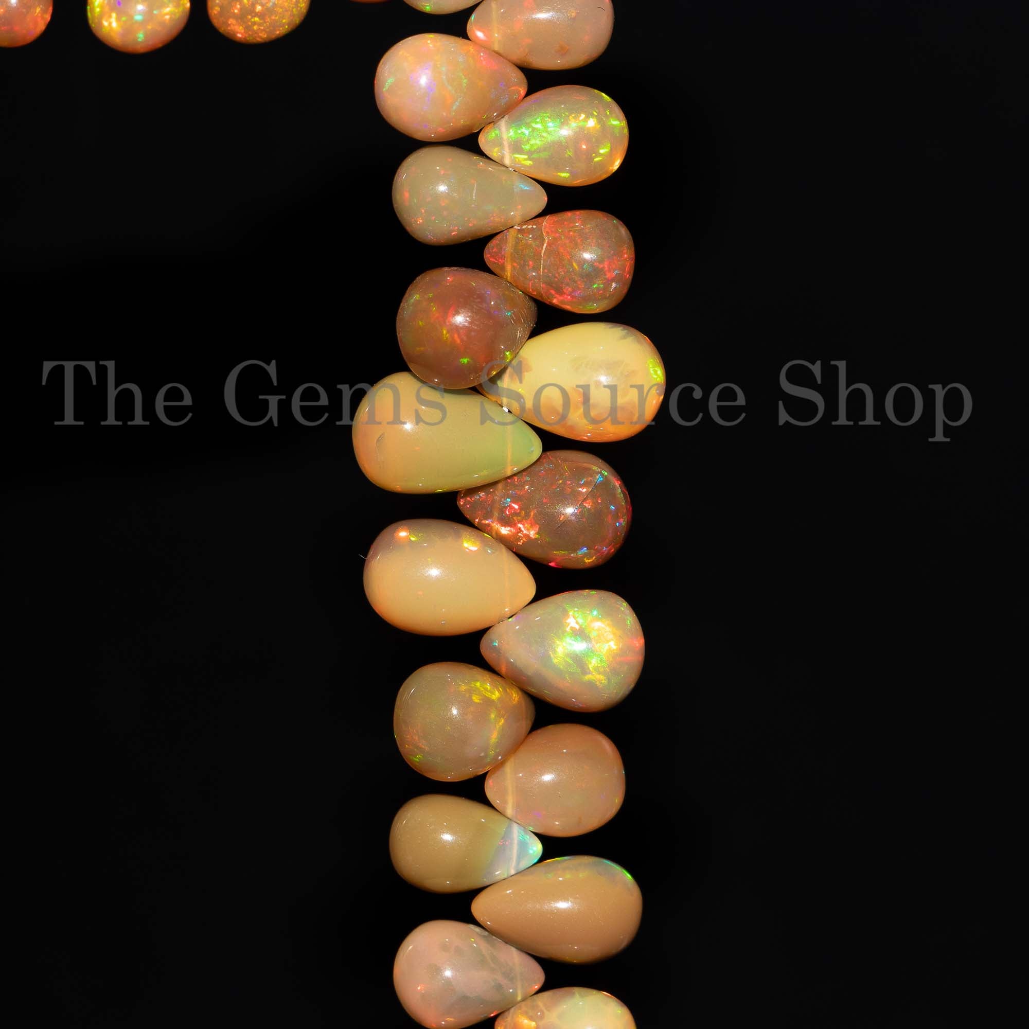 Ethiopian Opal Beads, Ethiopian Opal Drop Shape Beads, Ethiopian Opal Smooth Beads, Ethiopian Opal Gemstone Beads