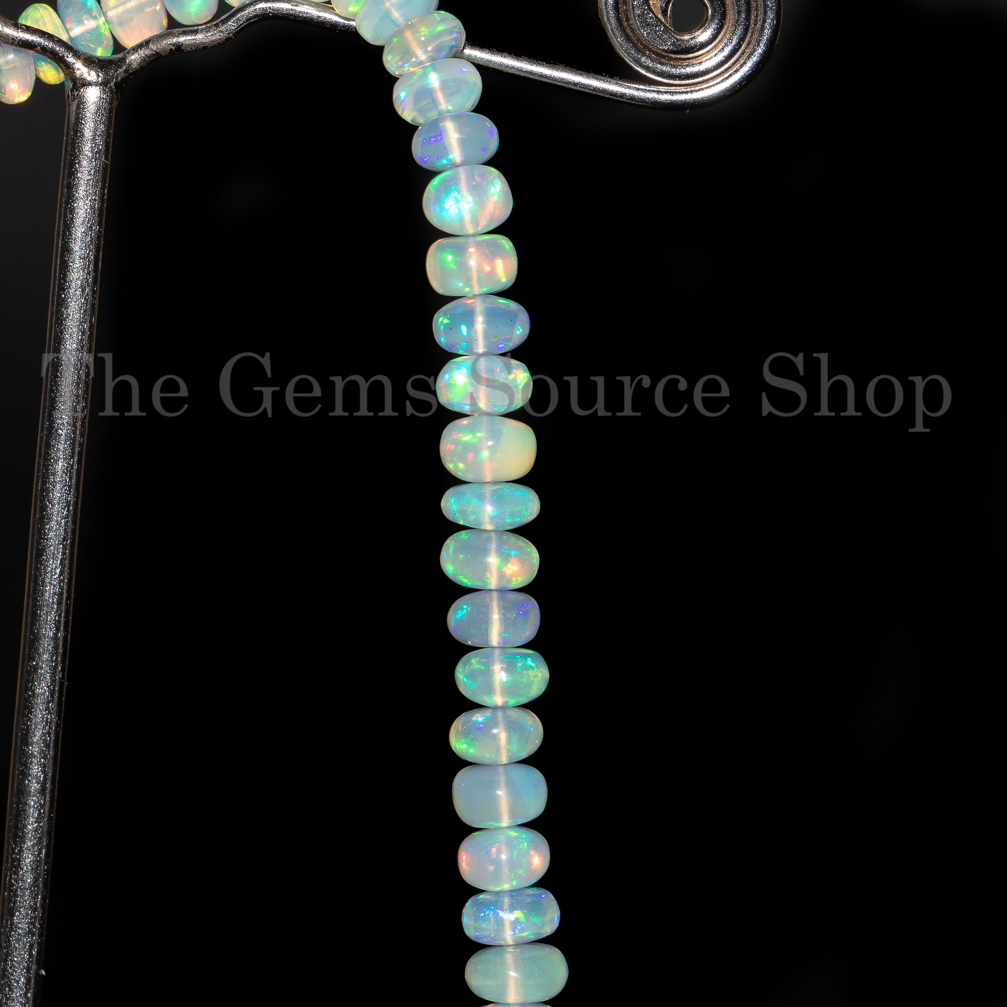 Top quality Big Size Ethiopian Opal Necklace, Opal Faceted Rondelle Shape. Gemstone Necklace