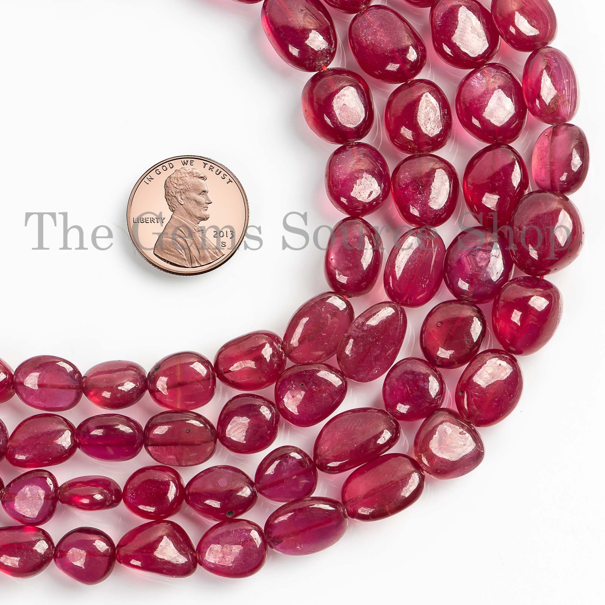 AAA Quality Ruby Smooth Nuggets Beads, Ruby Nugget Beads, 6x8-9x12mm Ruby Smooth Beads, Natural Ruby Beads, Fancy Beads