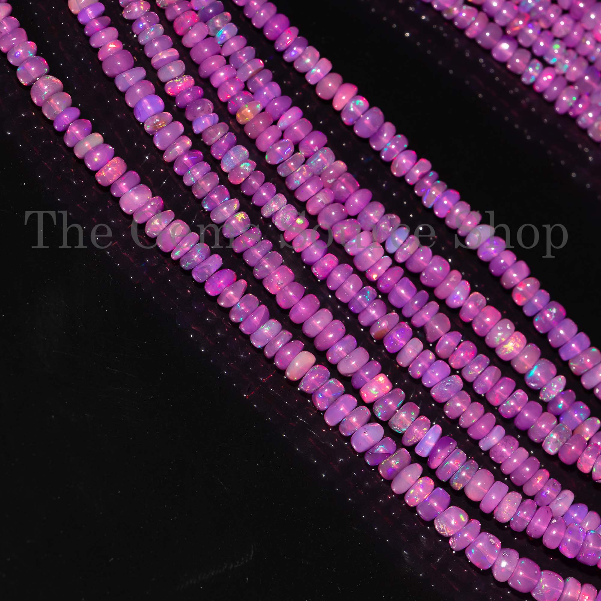 Alexandrite Opal Plain Rondelle Beads, Alexandrite Opal Beads, Alexandrite Opal Smooth Beads
