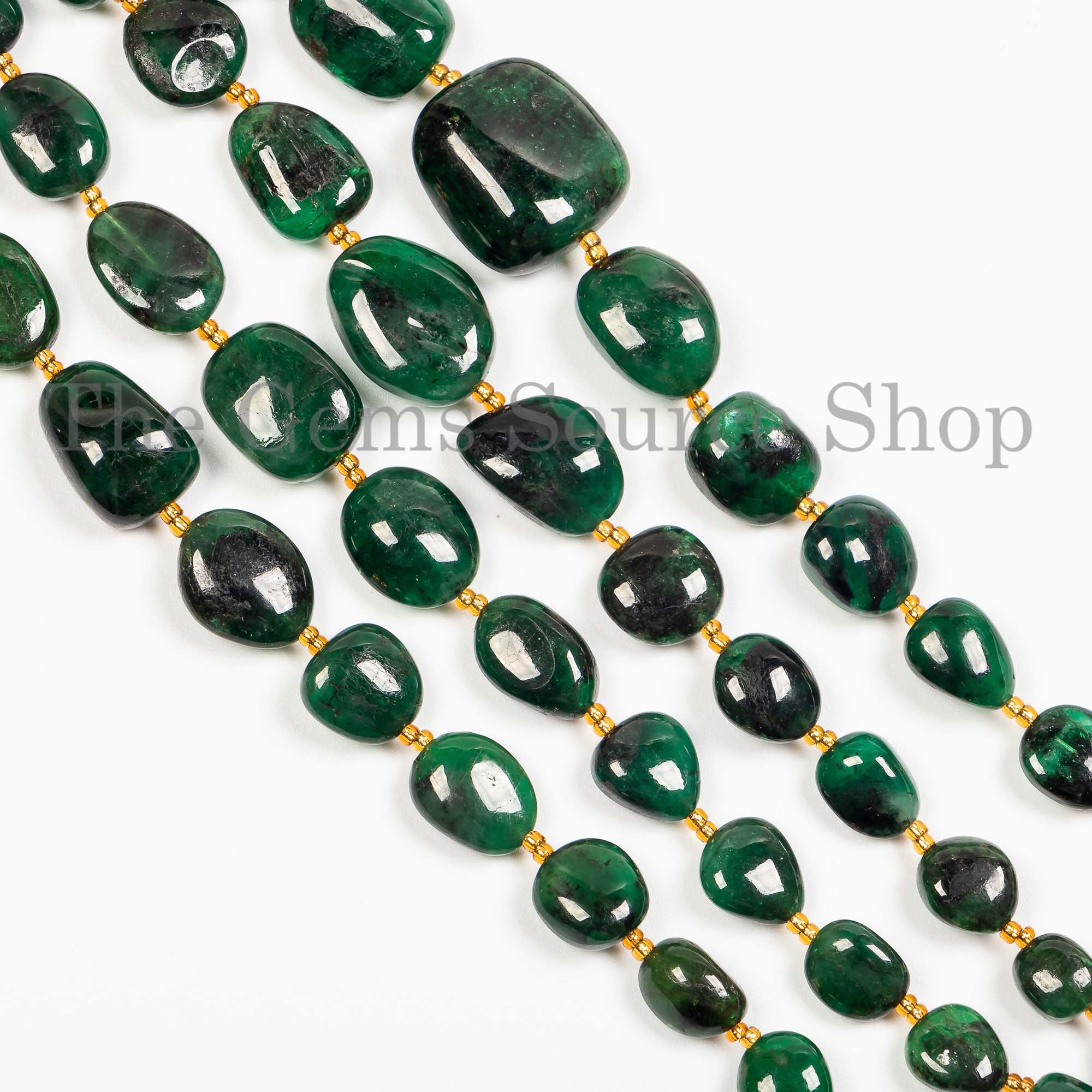 Emerald Gemstone Beads
