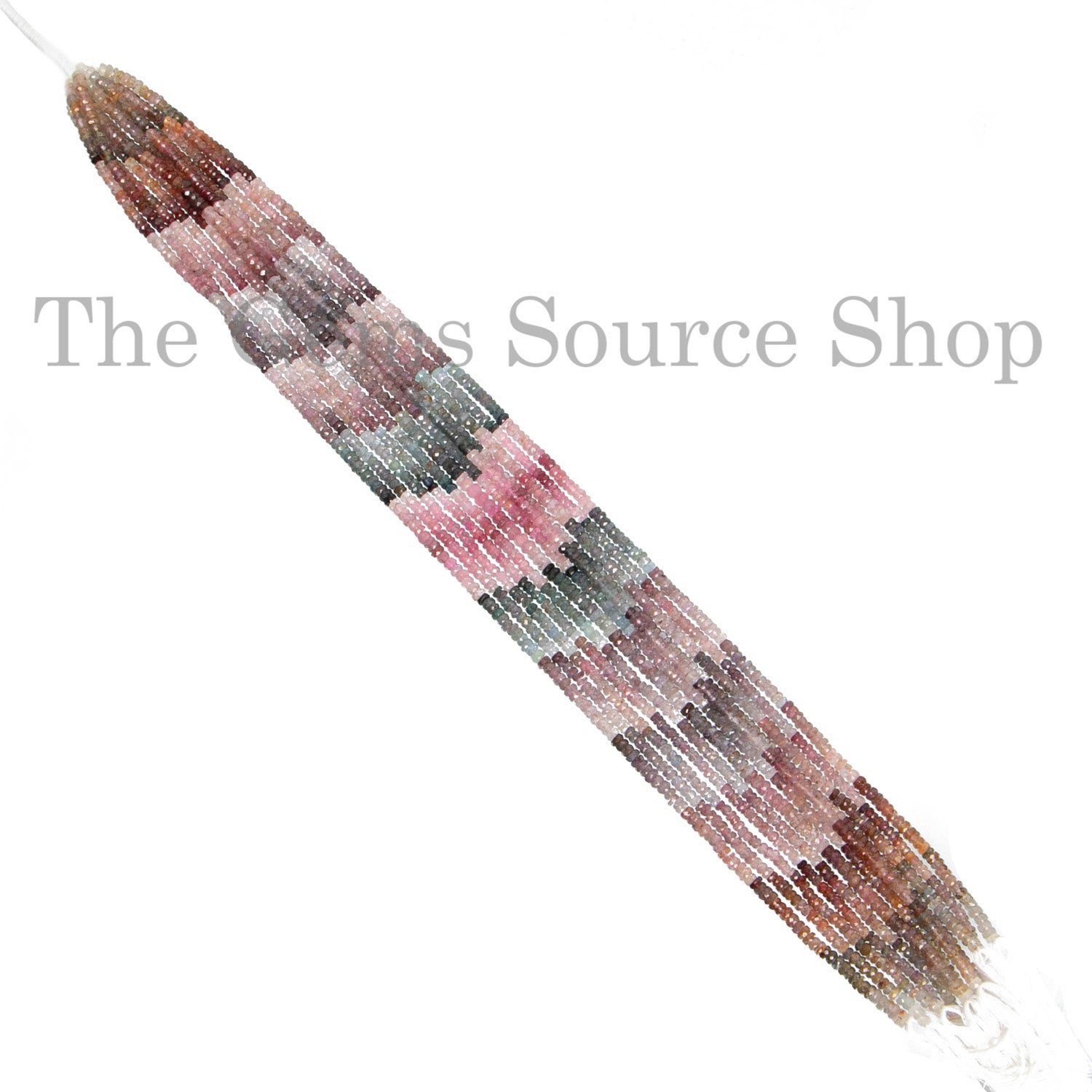Rare Burma Multi Spinel Faceted Rondelle Beads, Wholesale Gemstone Beads