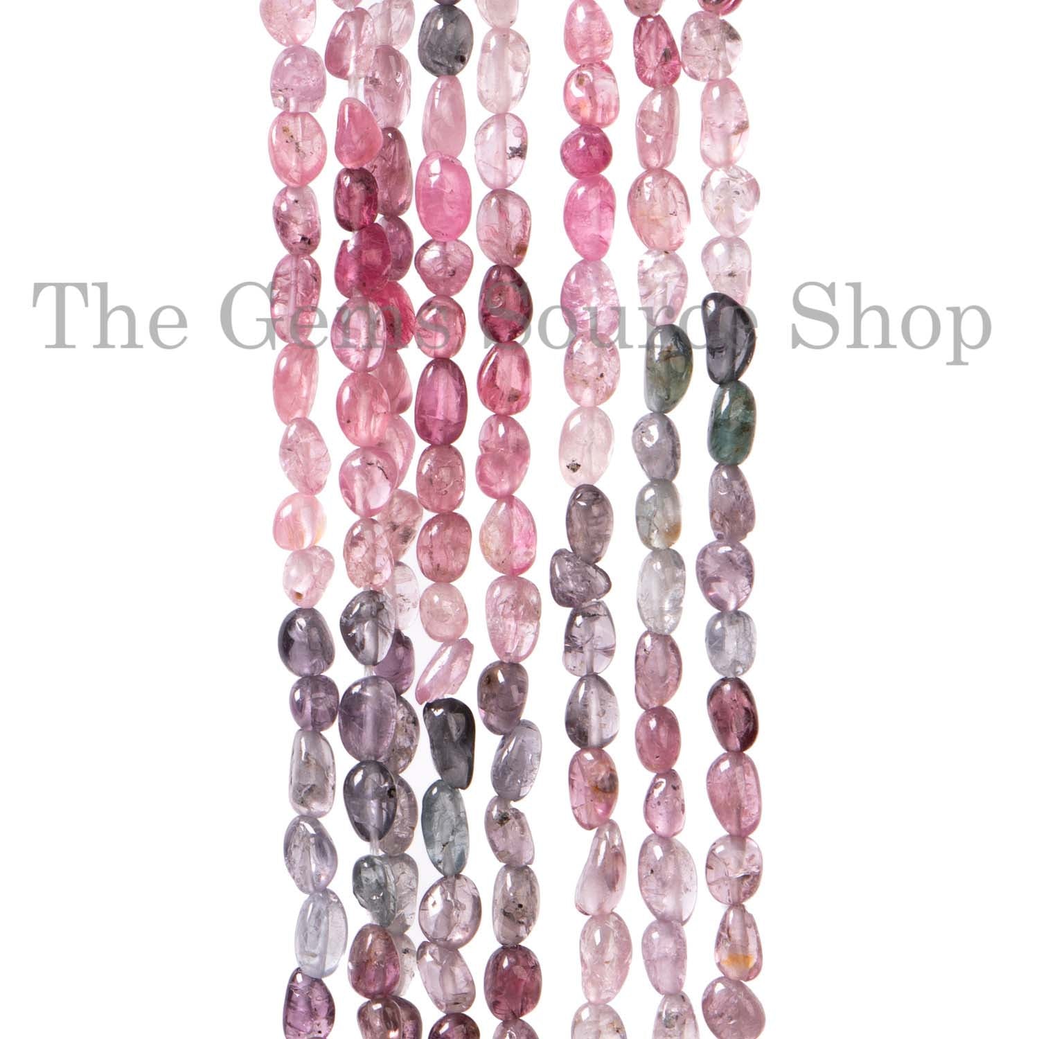 Rare Burma Multi Spinel Oval Briolette, Smooth Gemstone Beads, Spinel Beads