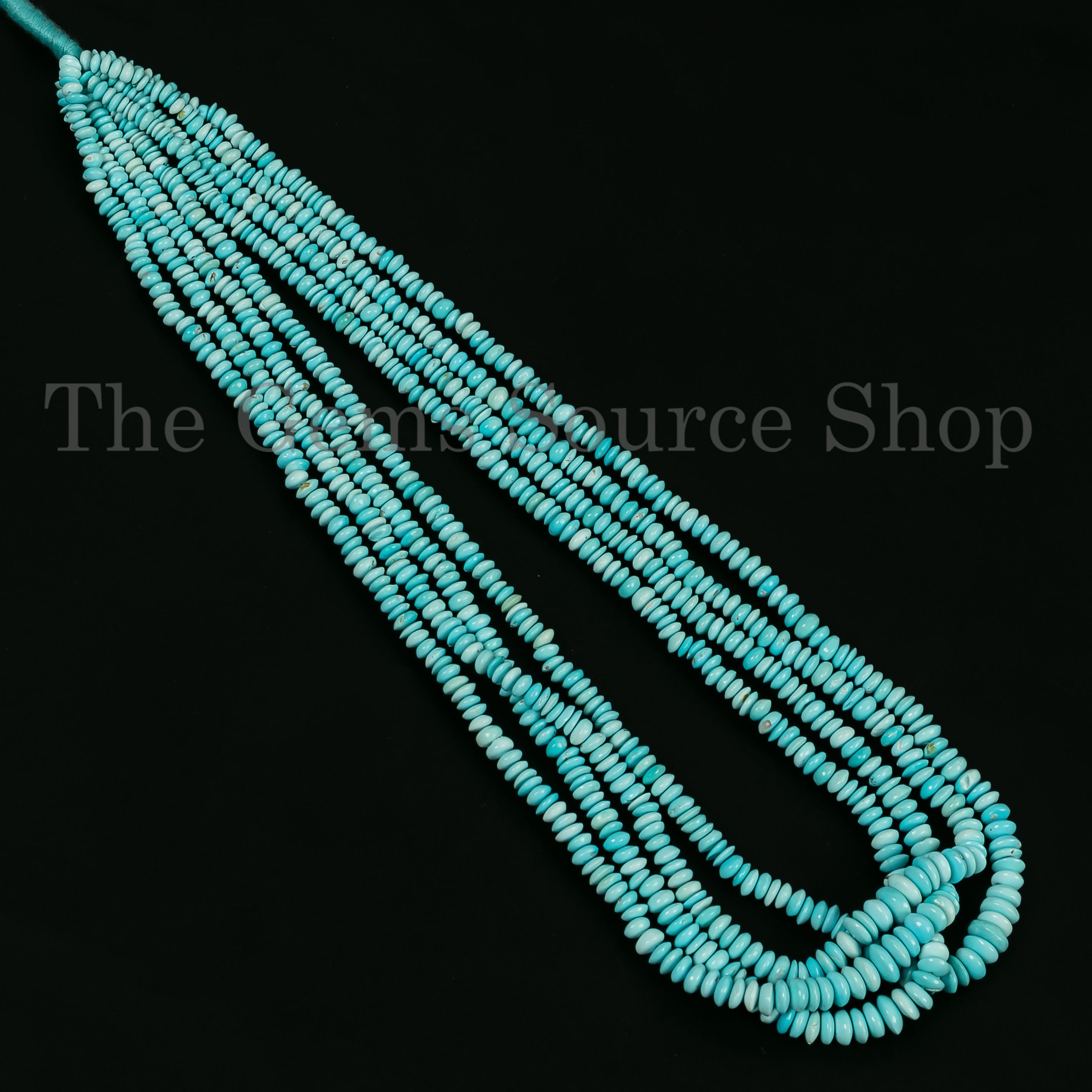 Sleeping Beauty Turquoise Beads, 3.5-6 mm Turquoise Button Shape, Turquoise Smooth Gemstone, Turquoise Plain Beads