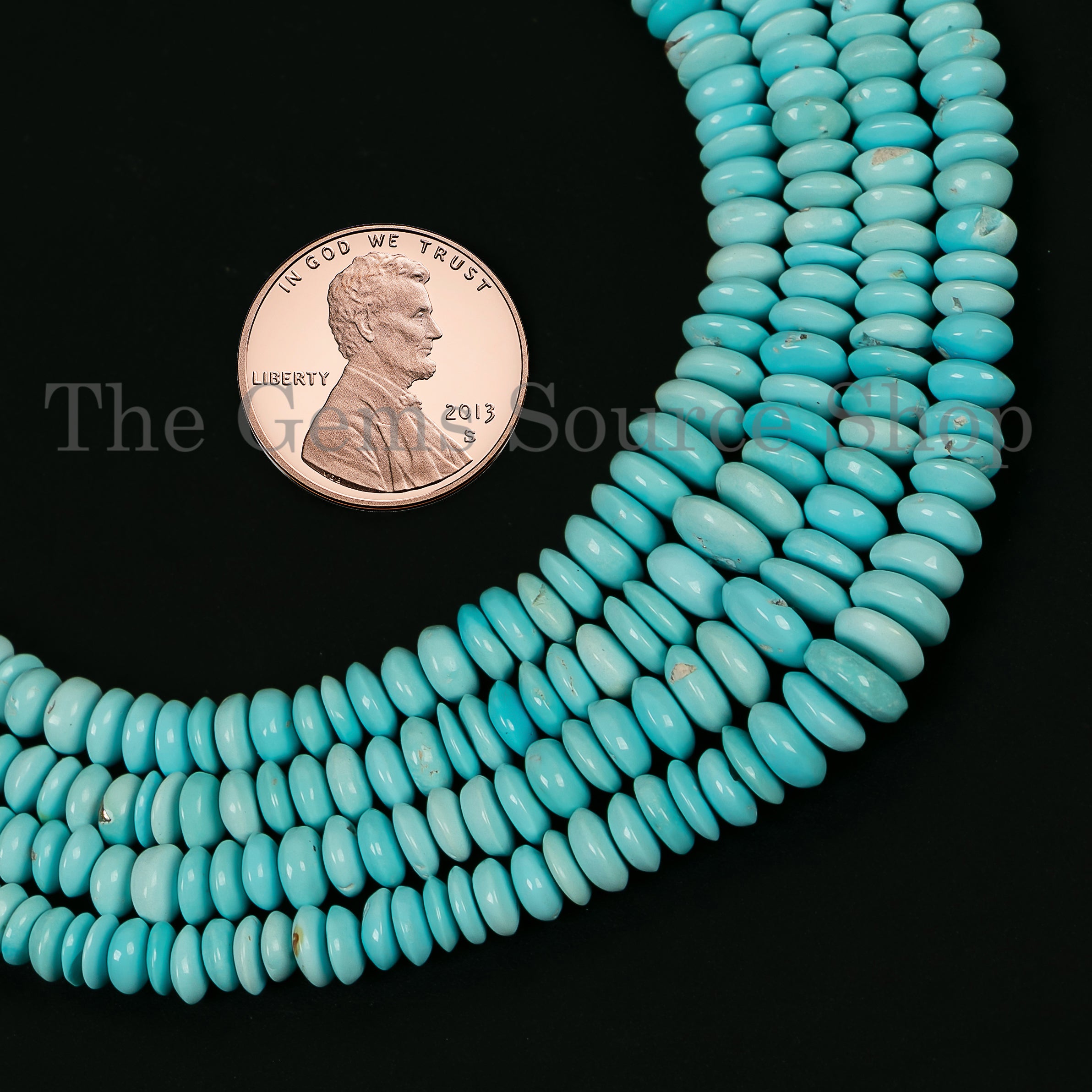 Sleeping Beauty Turquoise Beads, 3.5-6 mm Turquoise Button Shape, Turquoise Smooth Gemstone, Turquoise Plain Beads